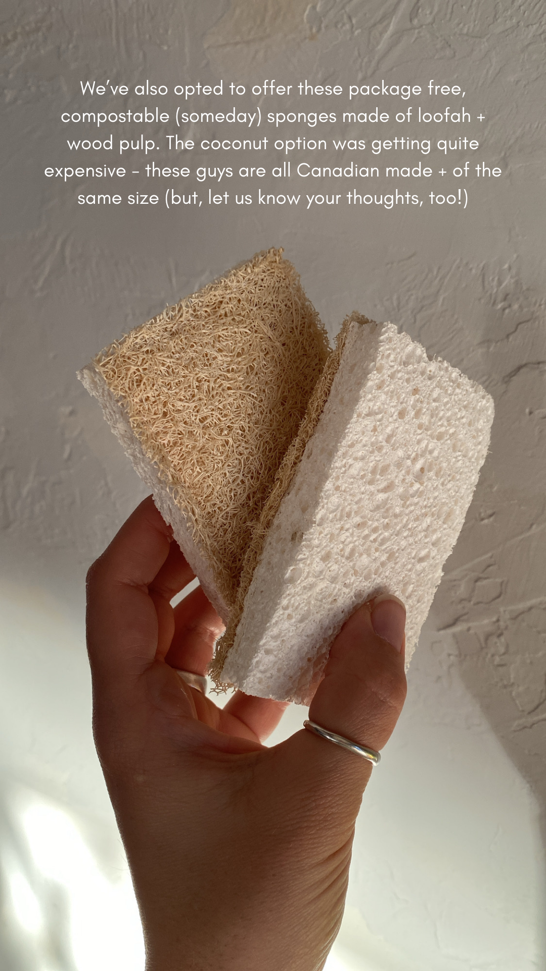 Loofah + Wood Pulp Scrubber Sponges