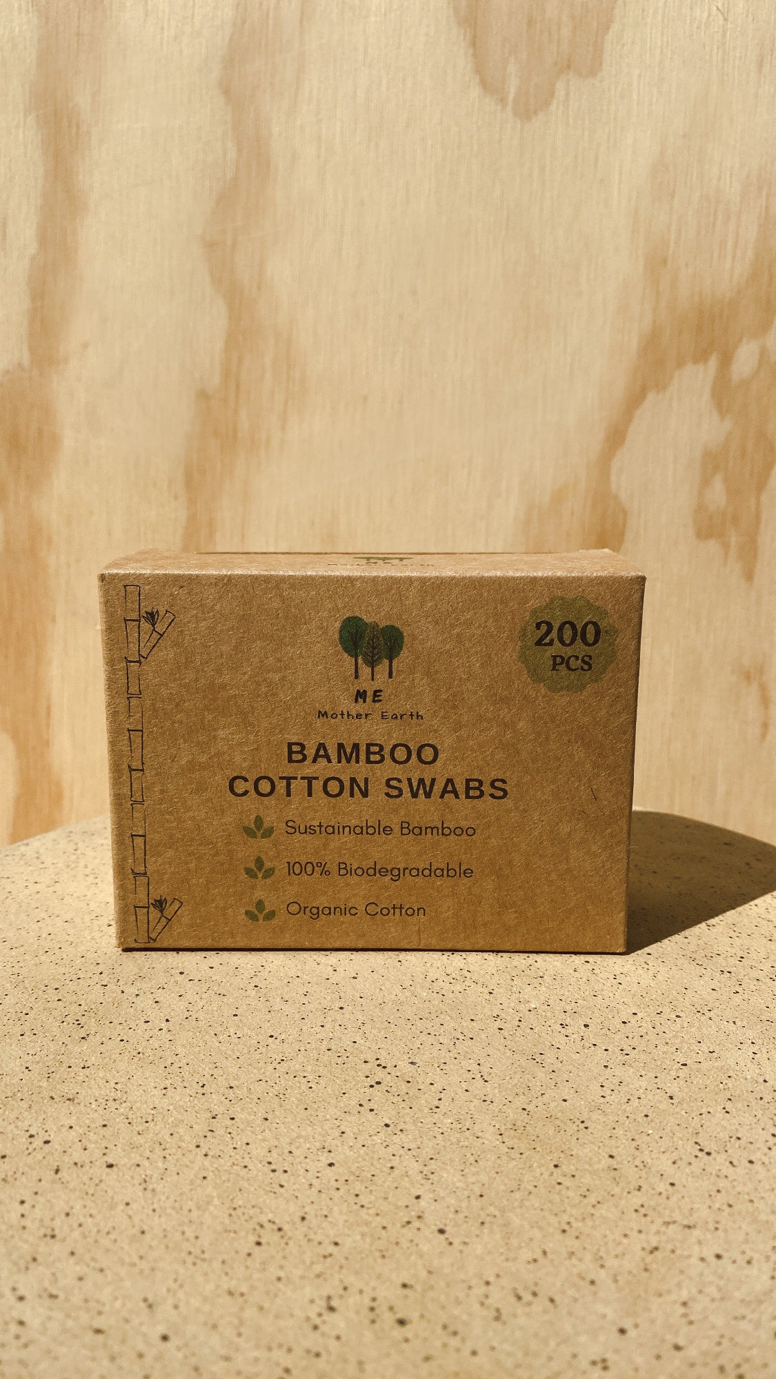 Bamboo + Organic Cotton Swabs