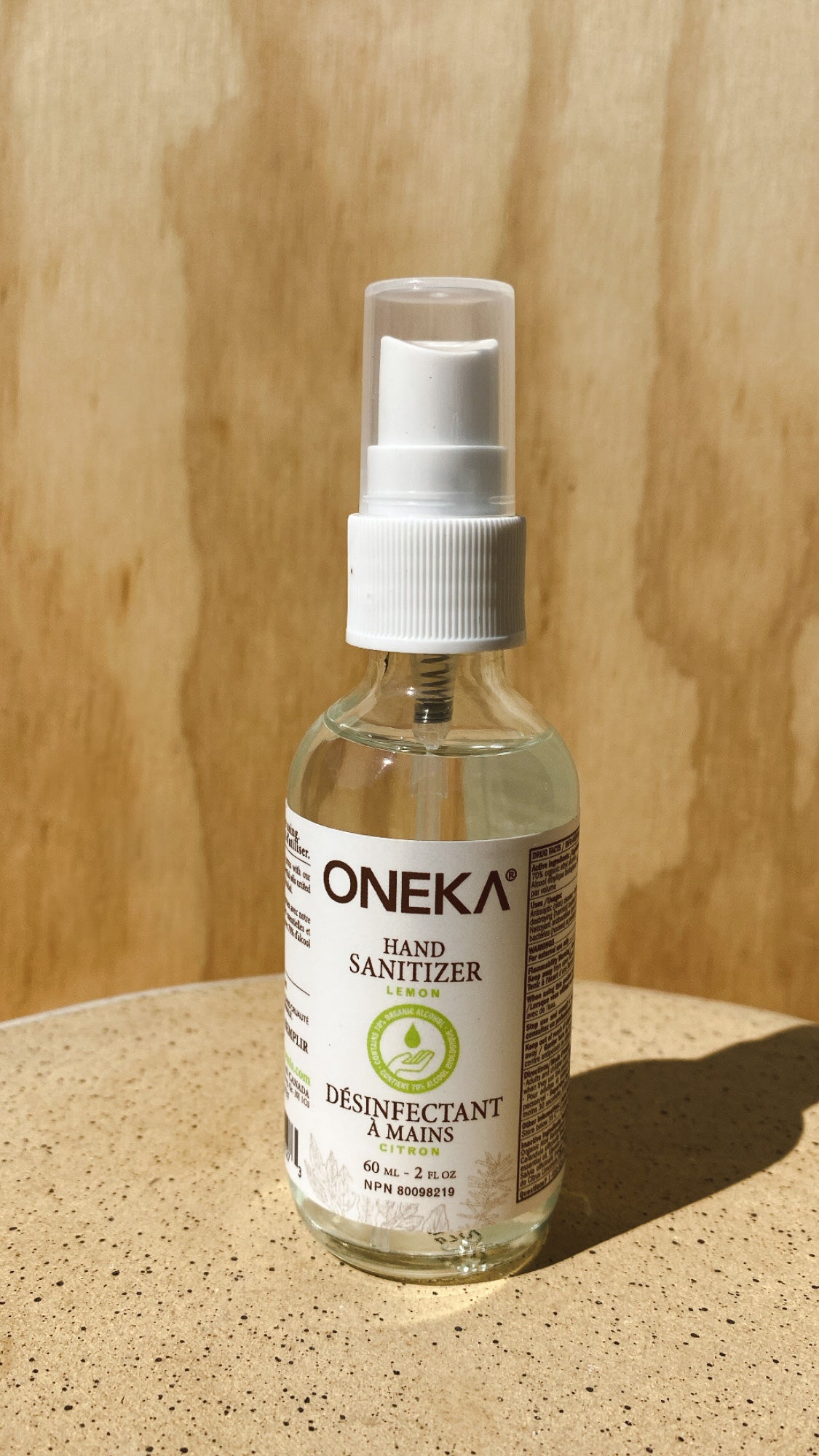 Hand Sanitizer Spray 70% Alcohol | Lemon + Sage by Oneka
