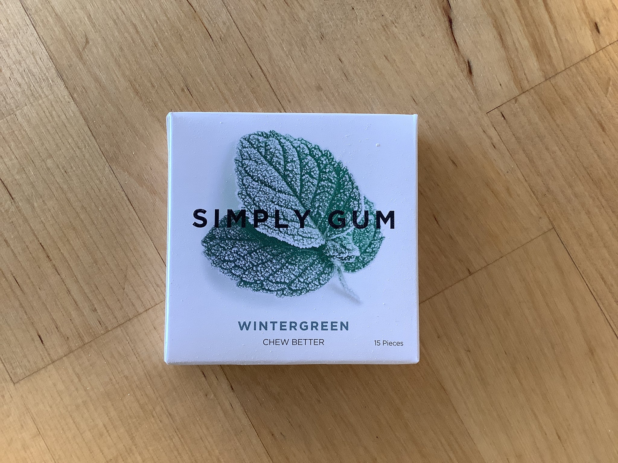 Plastic-free Chewing Gum