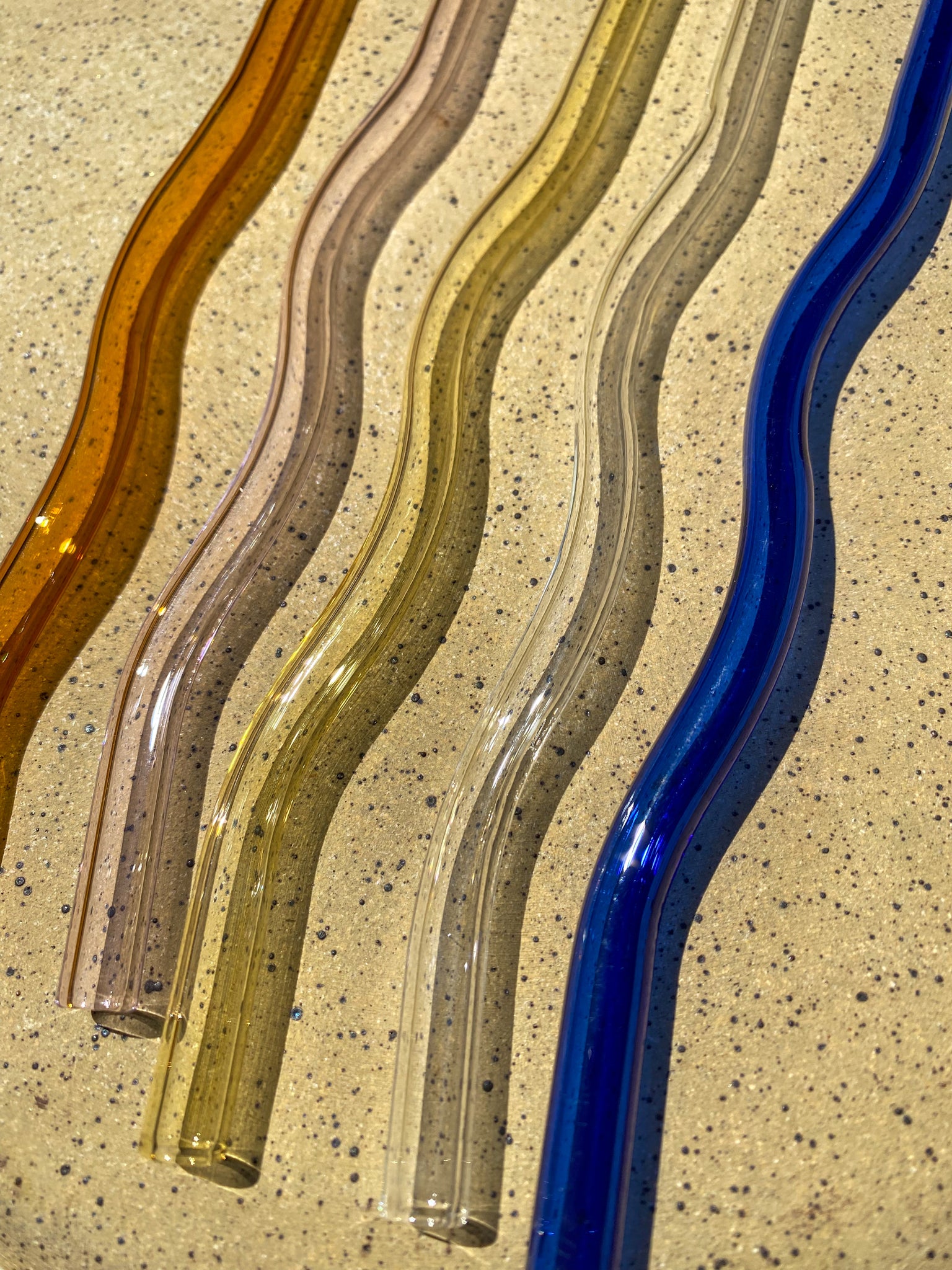 Glass Wavy Straw | + Colours