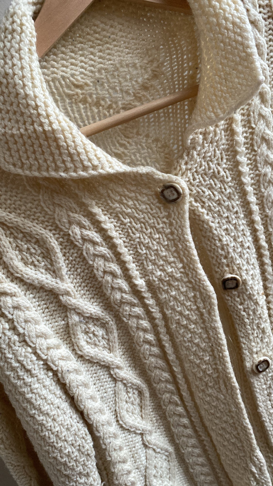 Vintage 087: Handmade Wool Cardigan