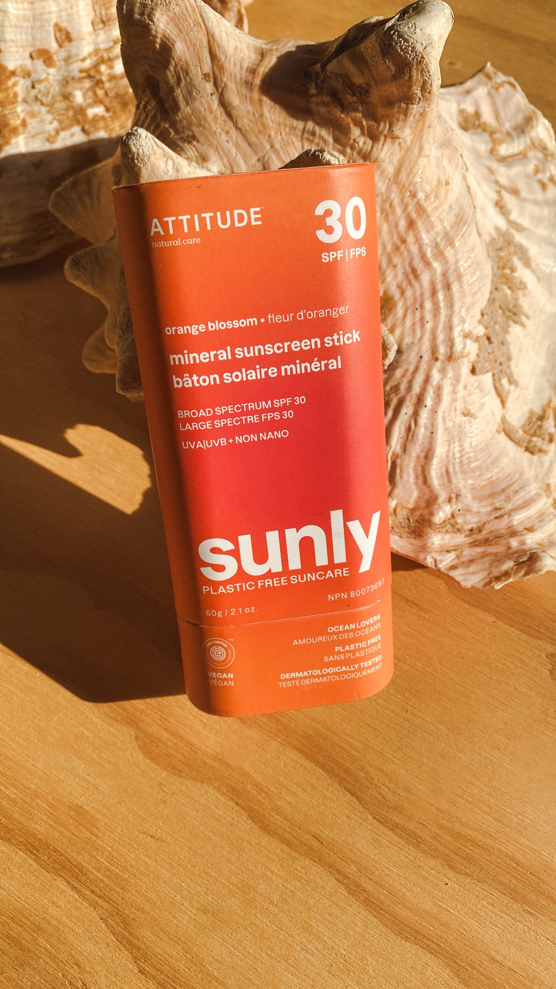 Plastic-free Mineral Sunscreen Sticks | Unscented,Tropical, Orange