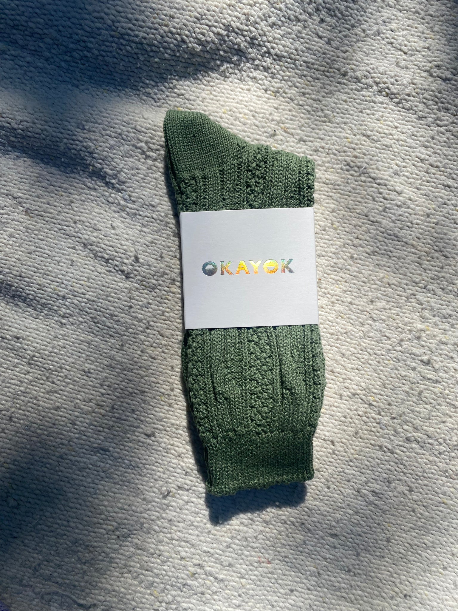 Cable Knit Socks | OKAYOK