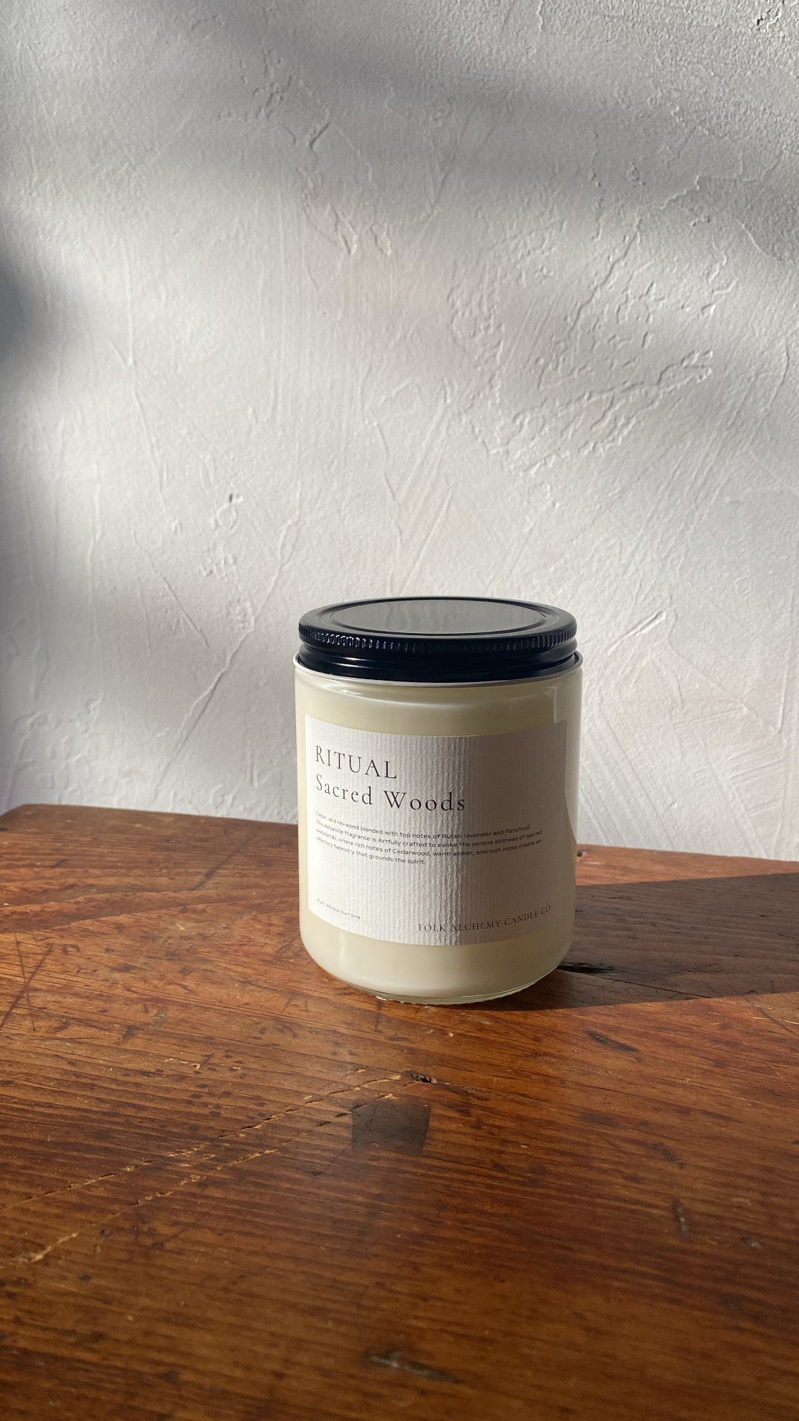 Sacred Woods | Holiday Essential Oil Candle