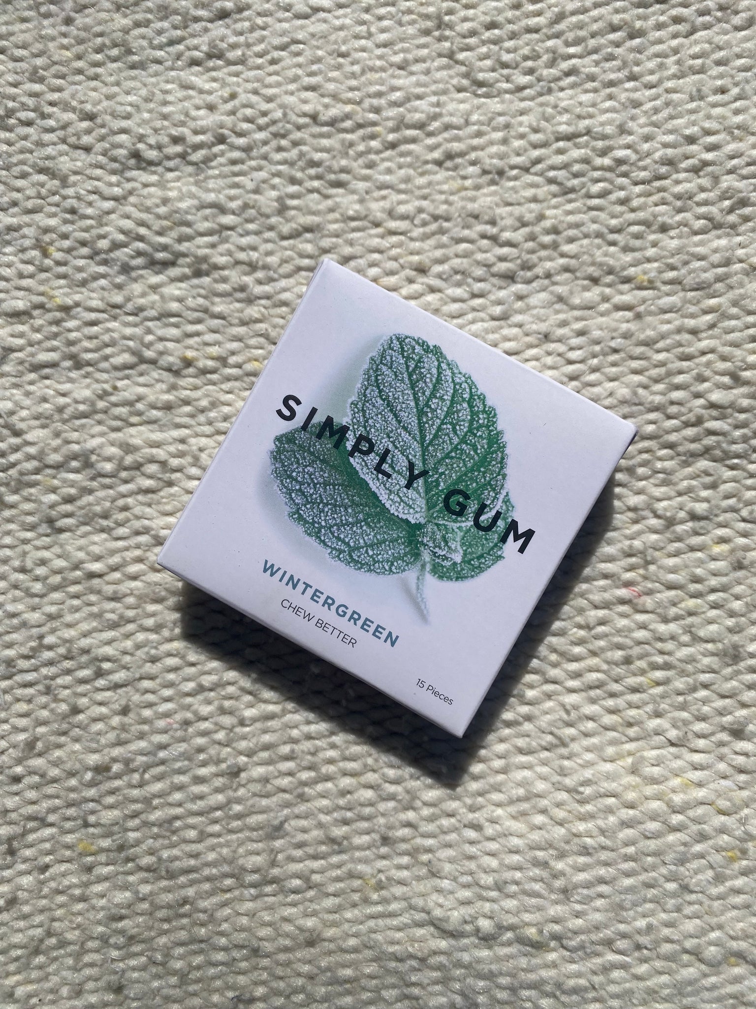 Plastic-free Chewing Gum