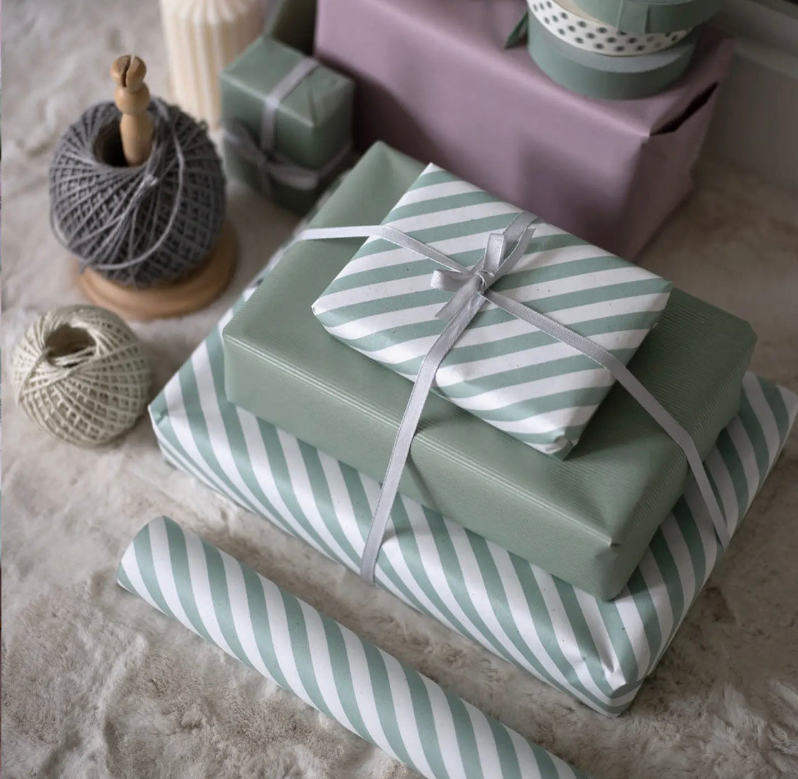 Recyclable, Plastic-free Gift Wrap | Recycled Paper + Water based Ink