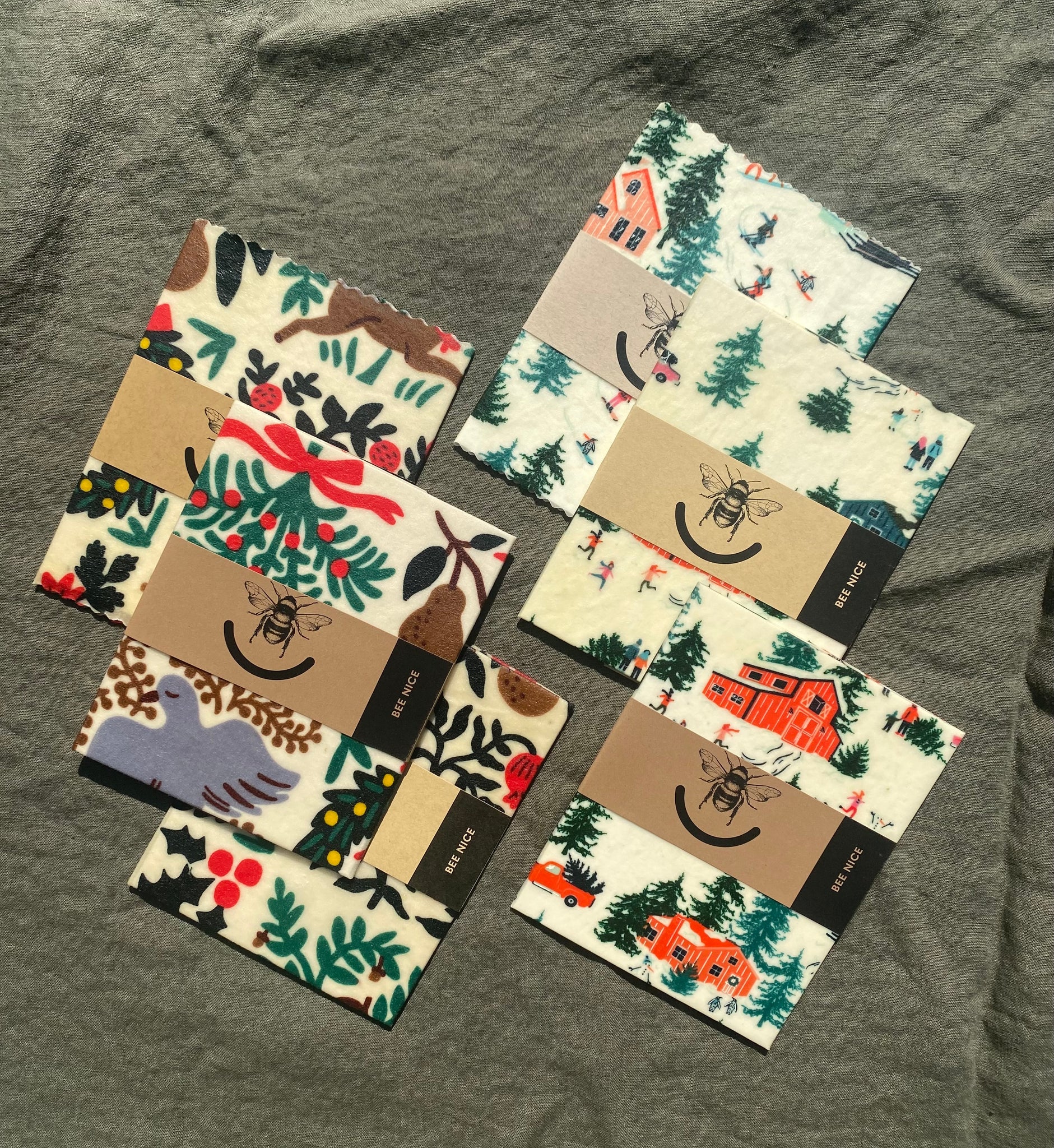 Holiday Beeswax Food Wraps