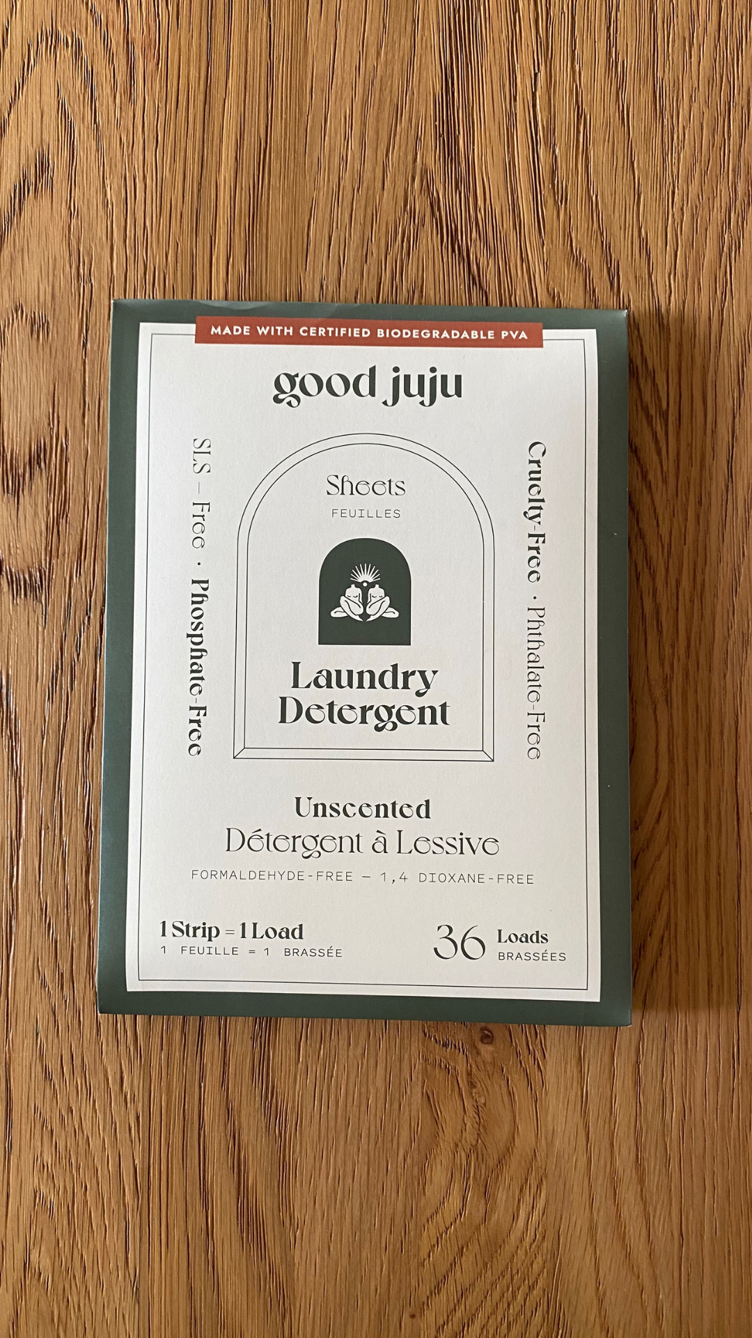 Good Juju Laundry Detergent Strips