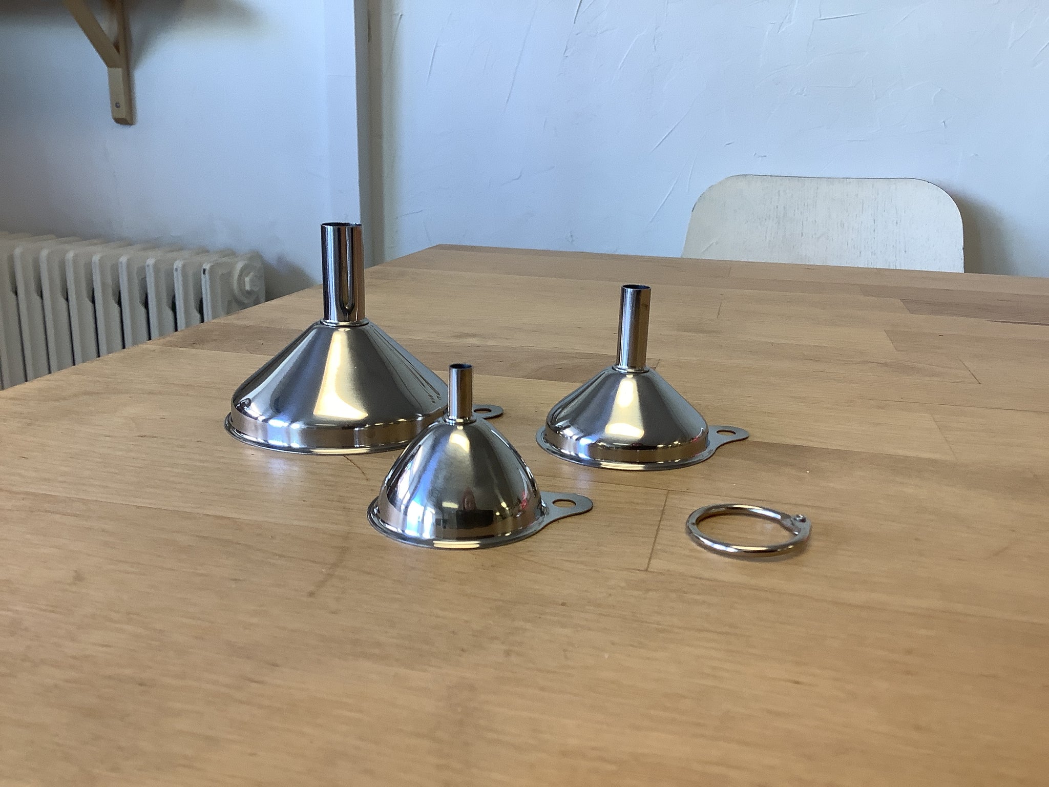 Steel Funnel Set