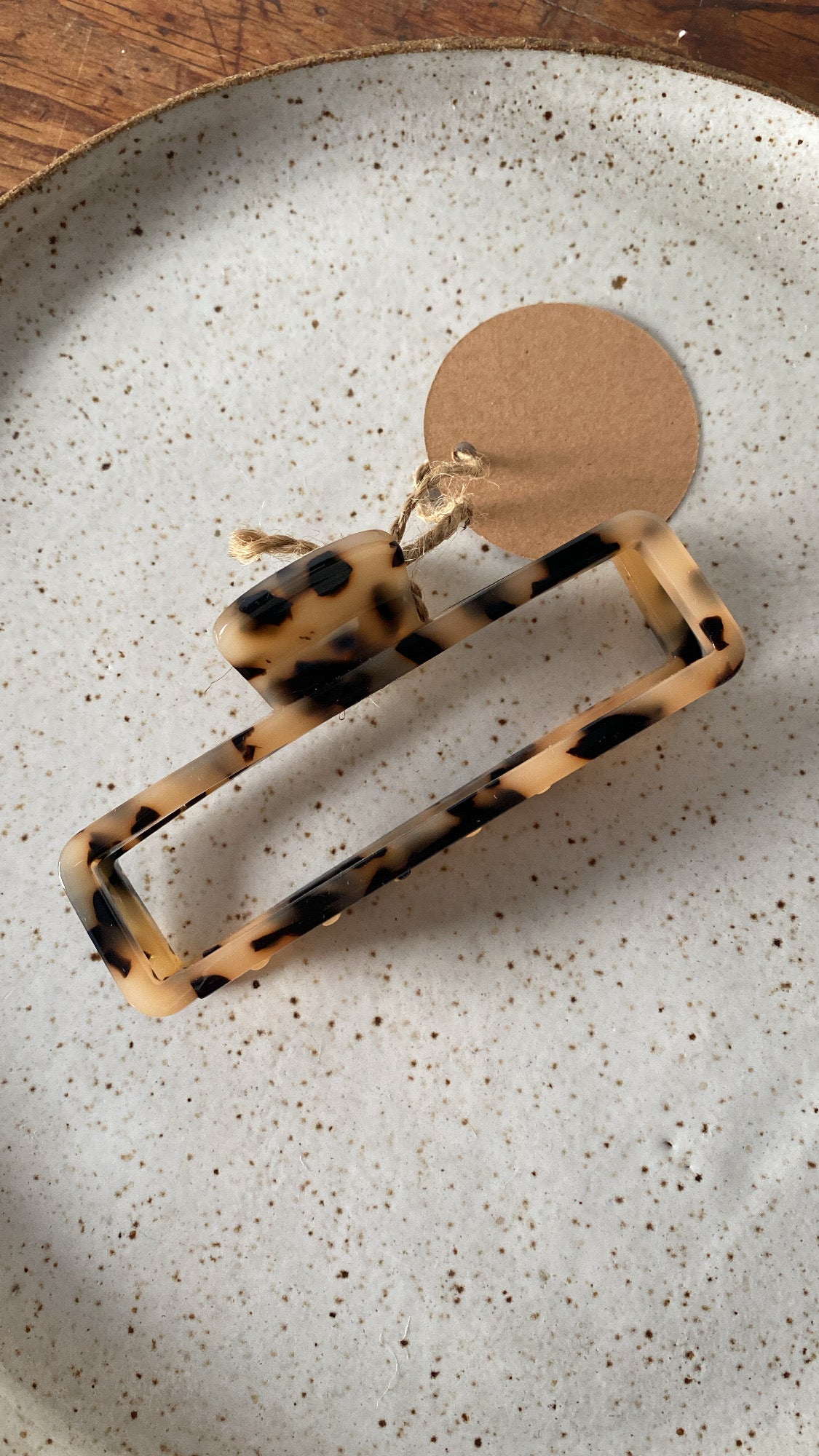 The Leanne | Cellulose Acetate Large Hair Clip