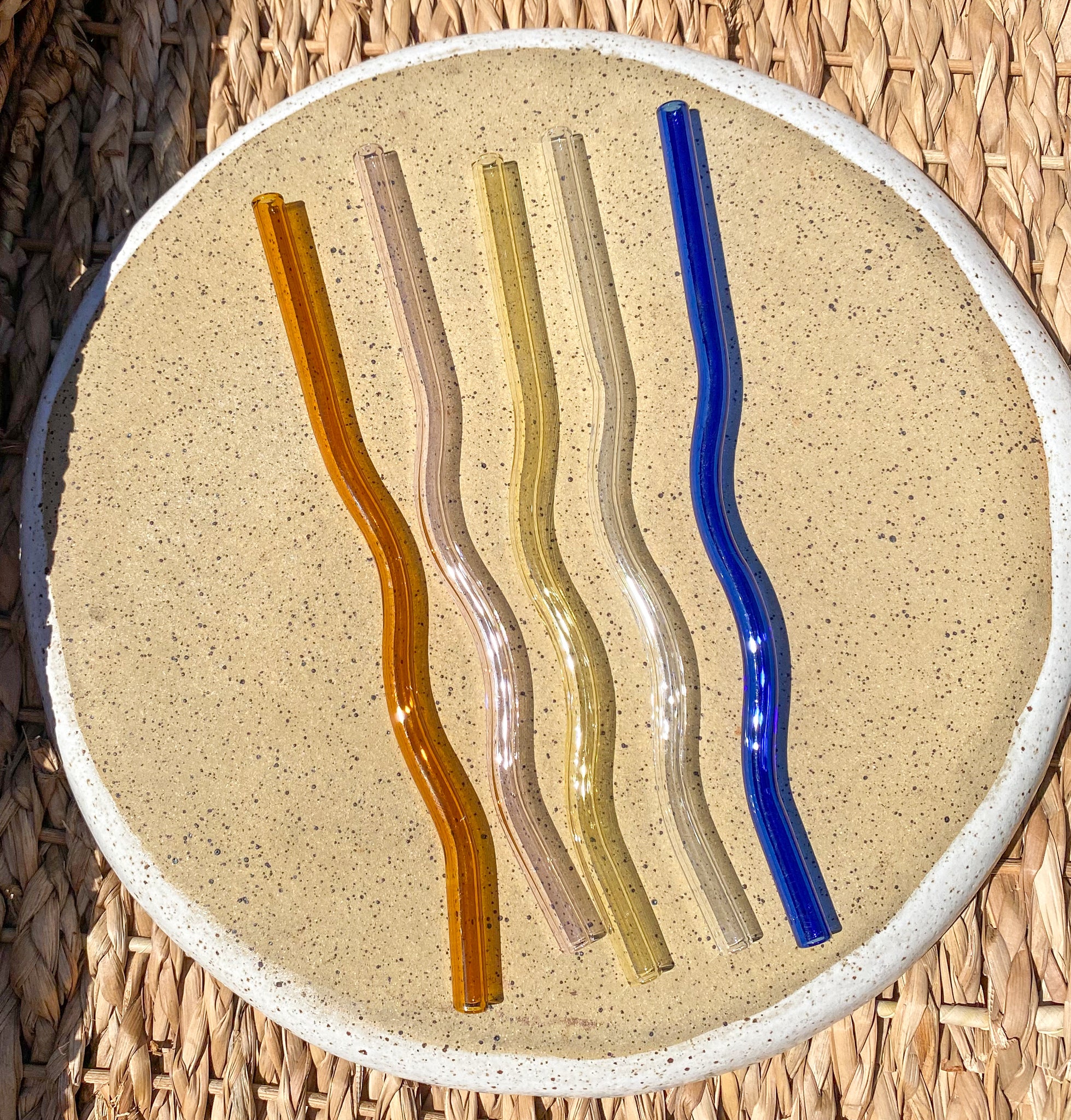 Glass Wavy Straw | + Colours