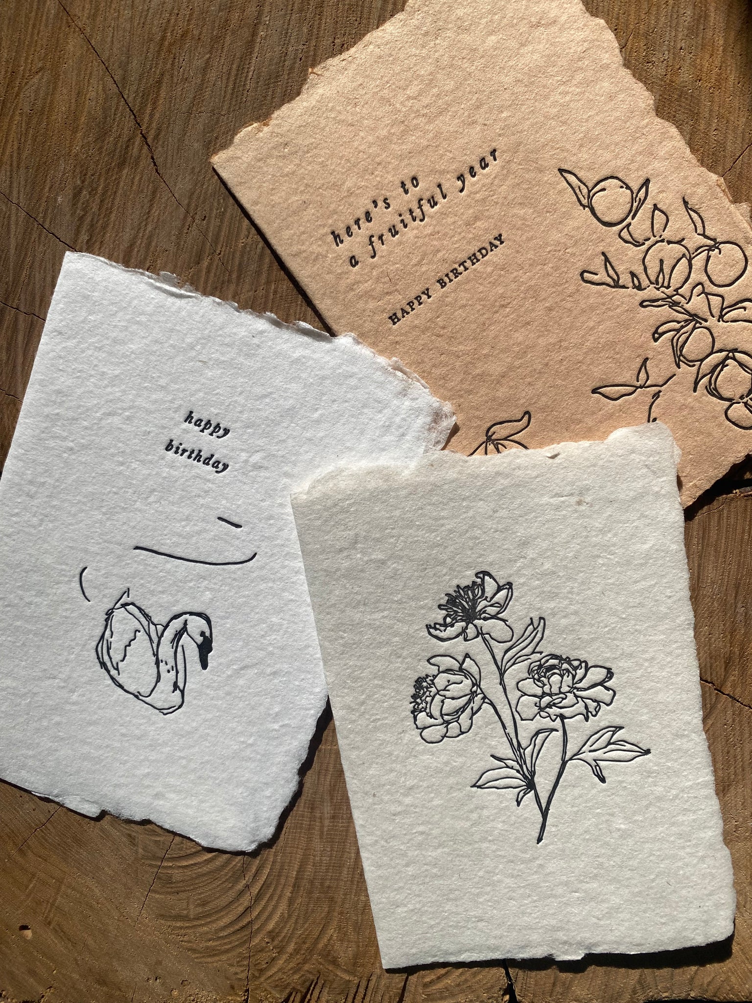 Farmette Handmade Cards | single folded & flat