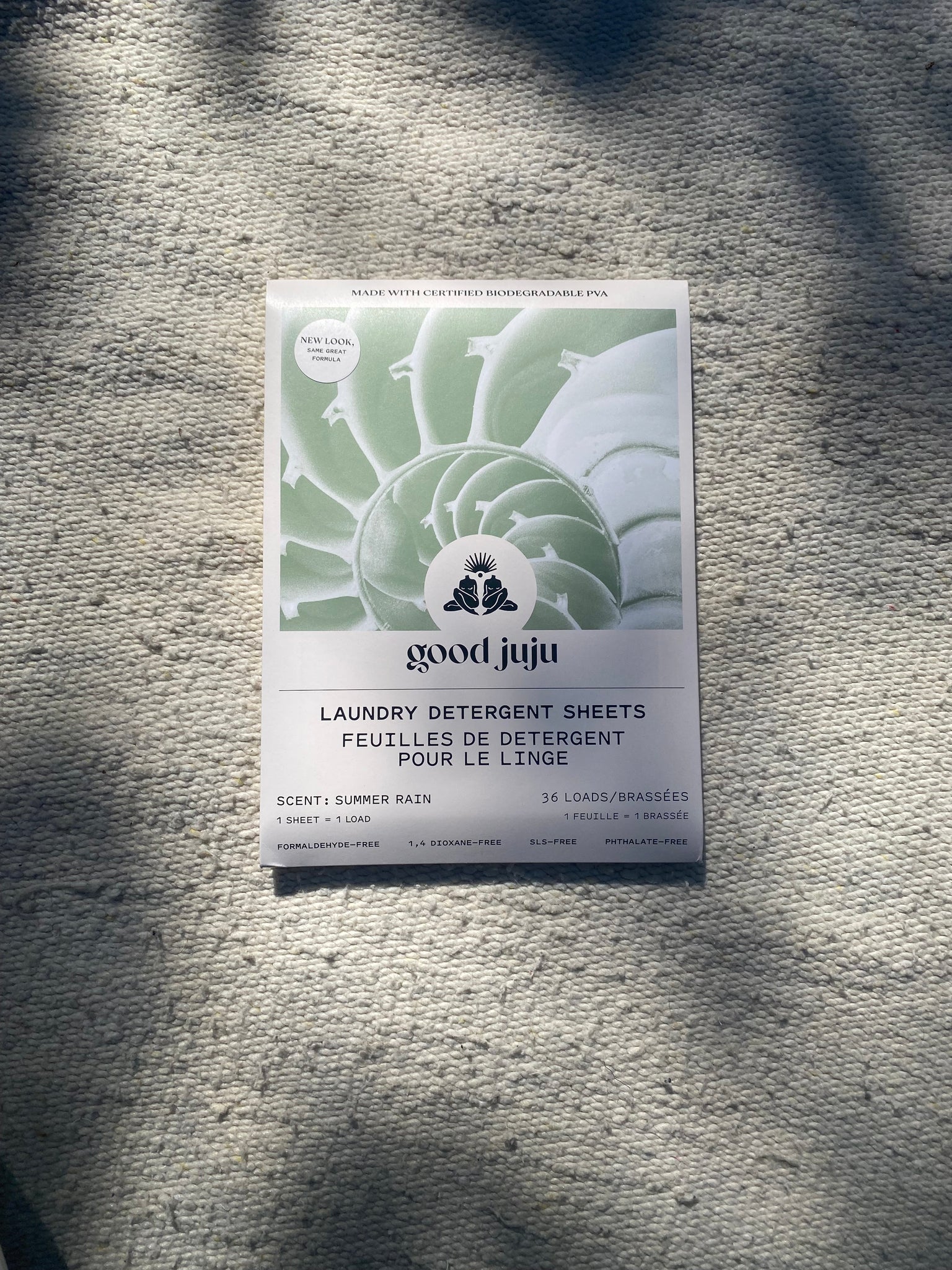 Good Juju Laundry Detergent Strips