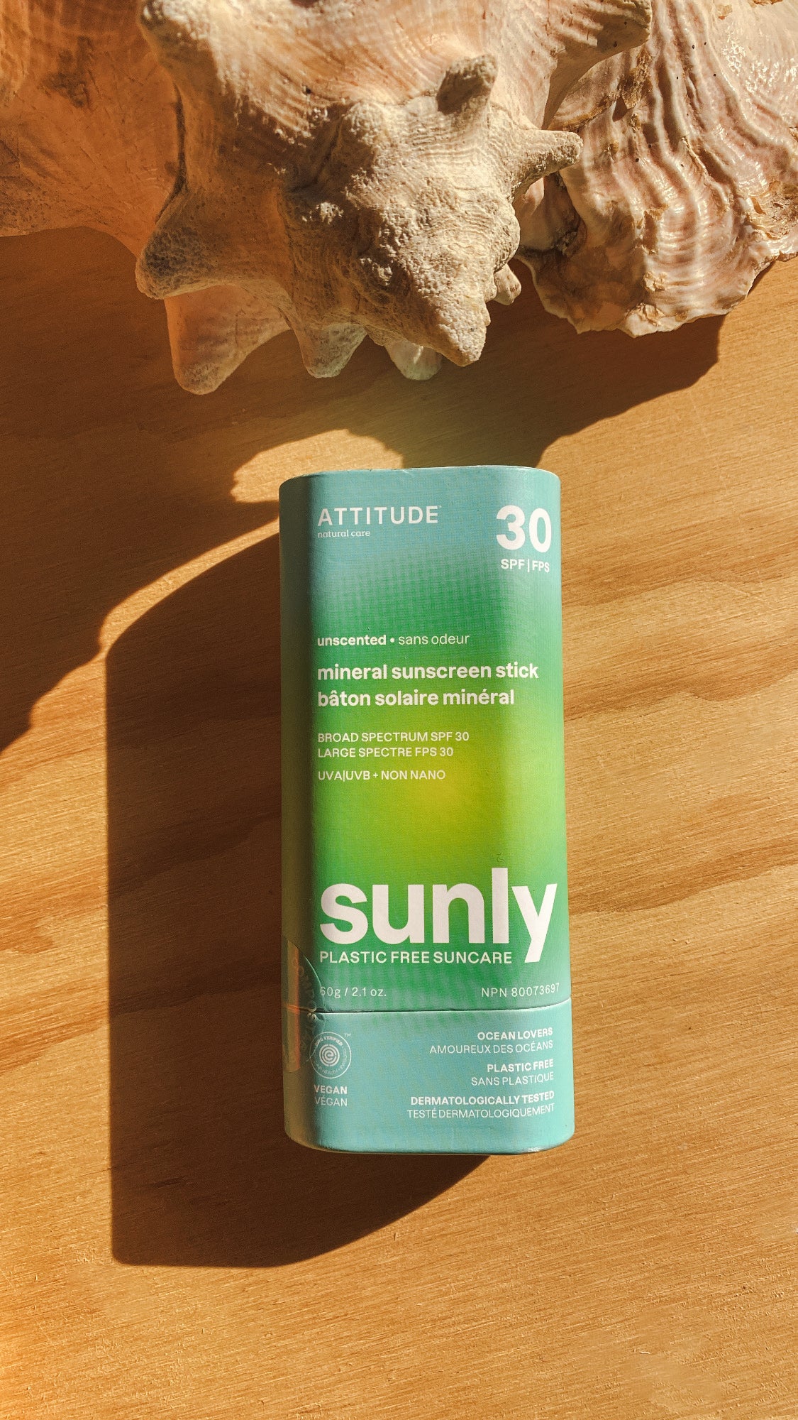 Plastic-free Mineral Sunscreen Sticks | Unscented,Tropical, Orange