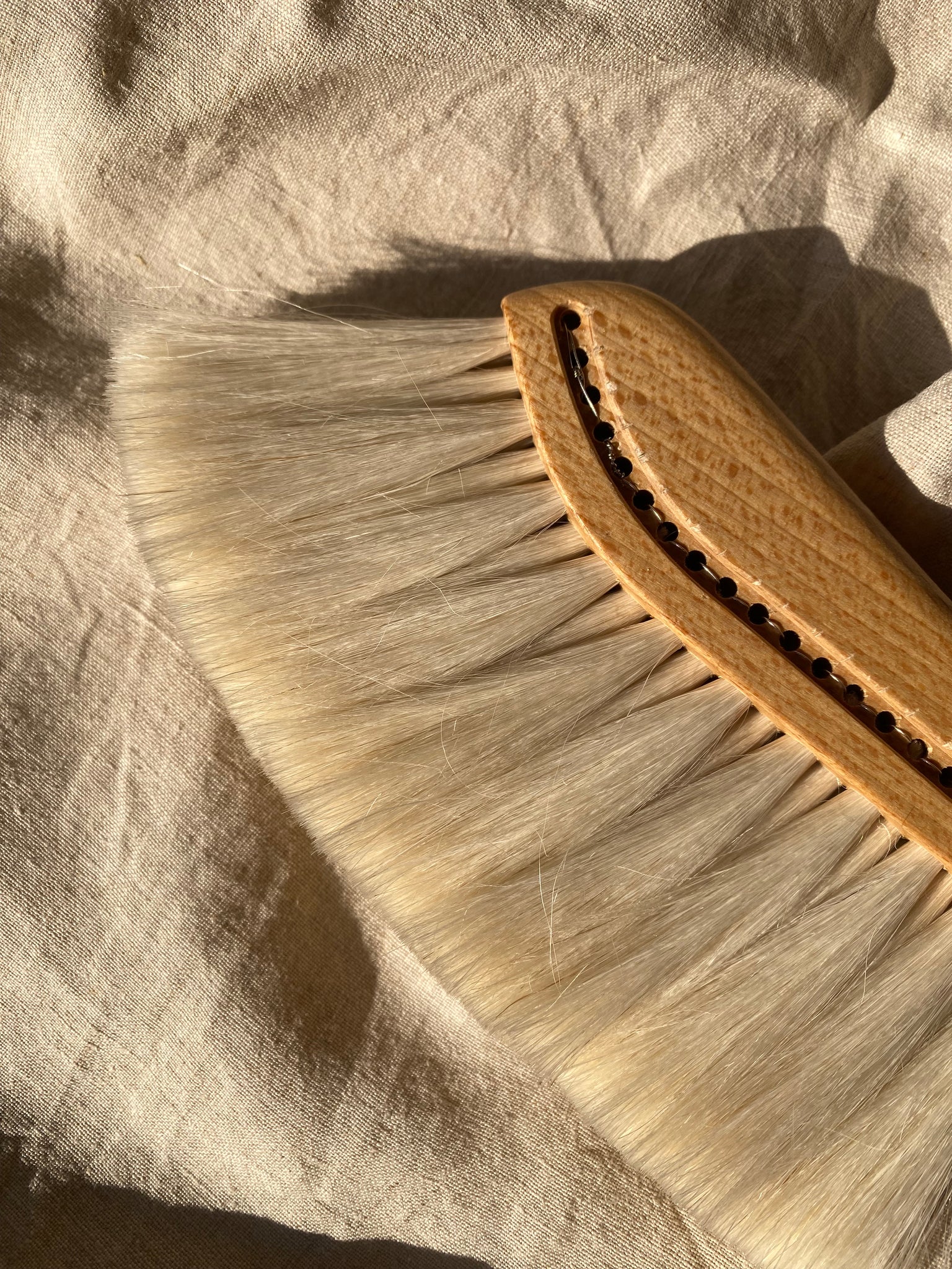 Dust Brush | looped leather hanger