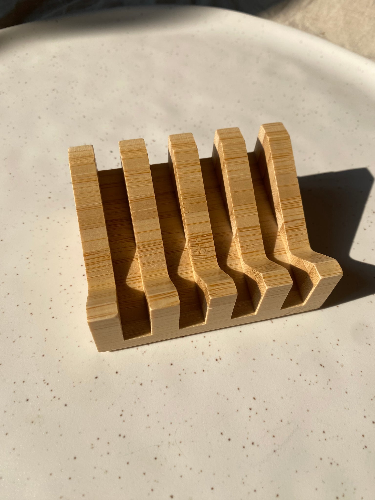 Slanted Waterfall Soap Tray