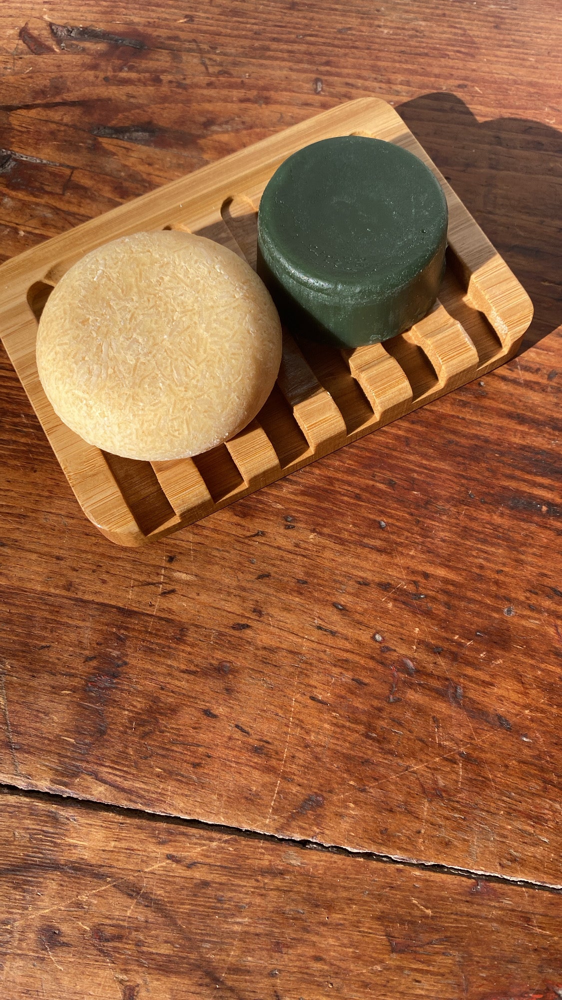 Bamboo + Wood Soap Trays | options