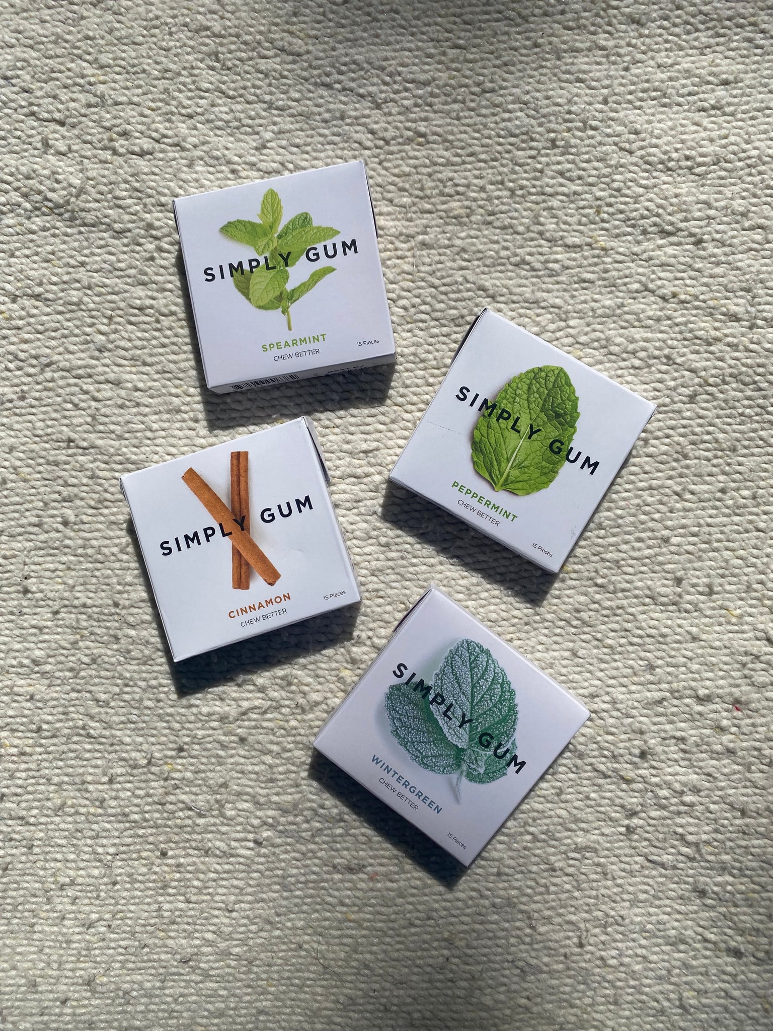 Plastic-free Chewing Gum