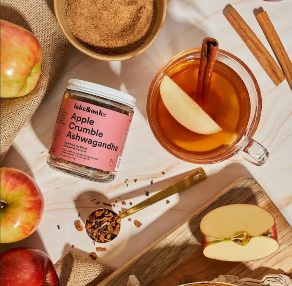 Organic Superfood Tea | Apple Crumble Ashwagandha