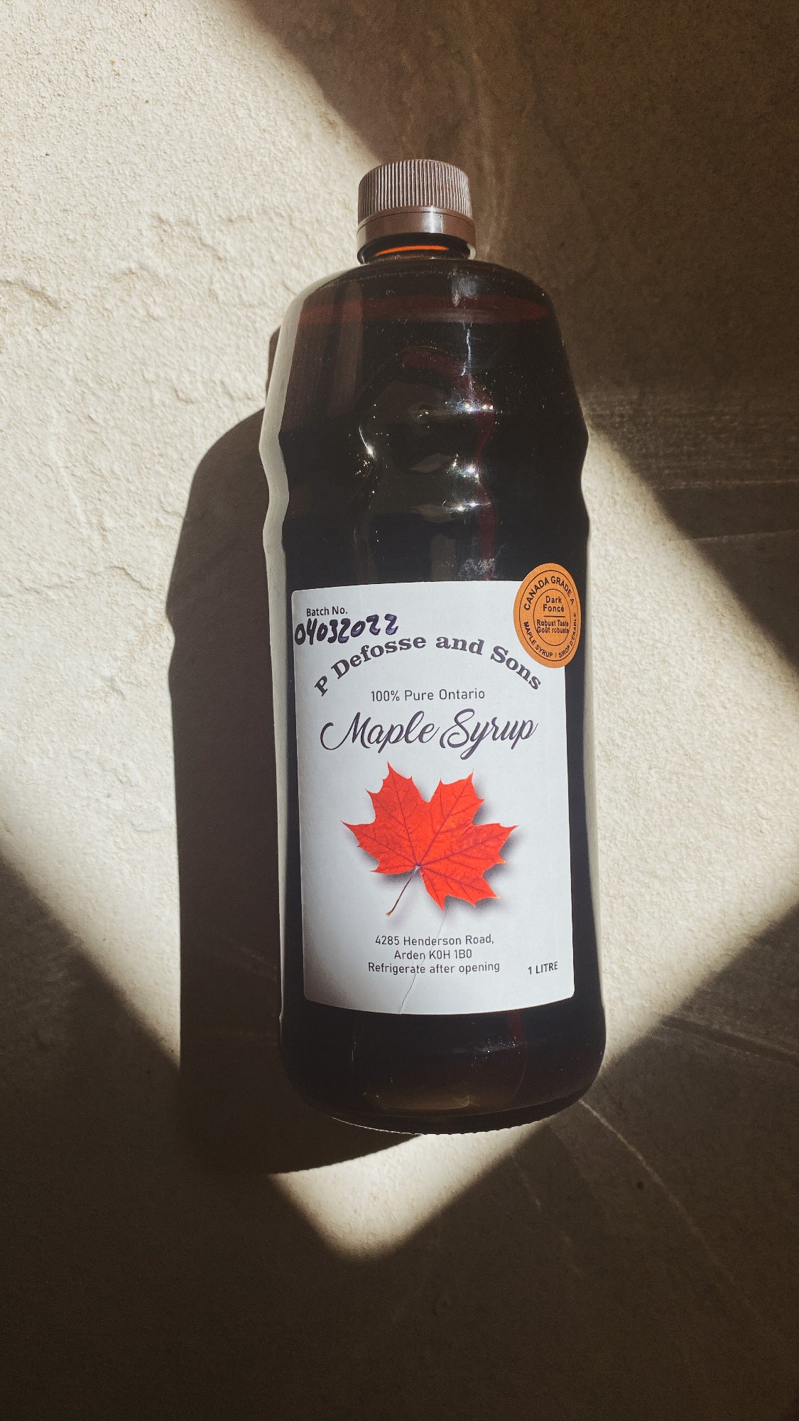 100% Pure Maple Syrup | Dark