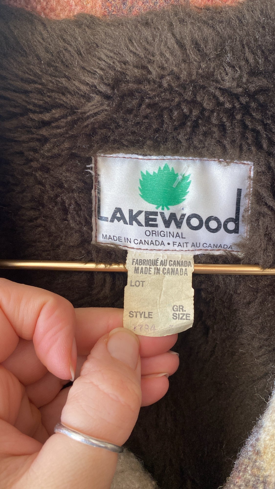 Vintage #151: Leather + Wool | Made in Canada