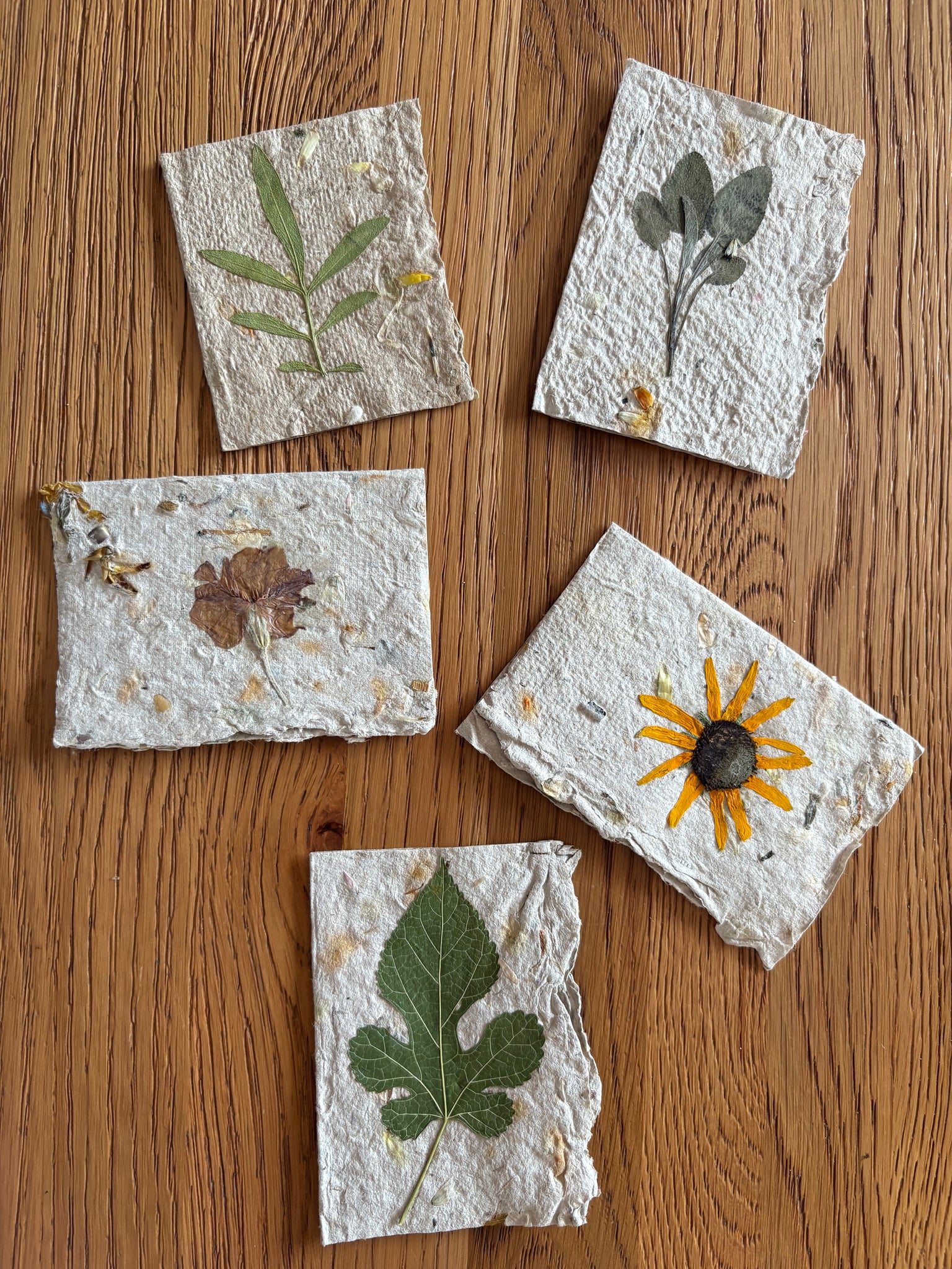 Local Flower Card | Maureen & Green