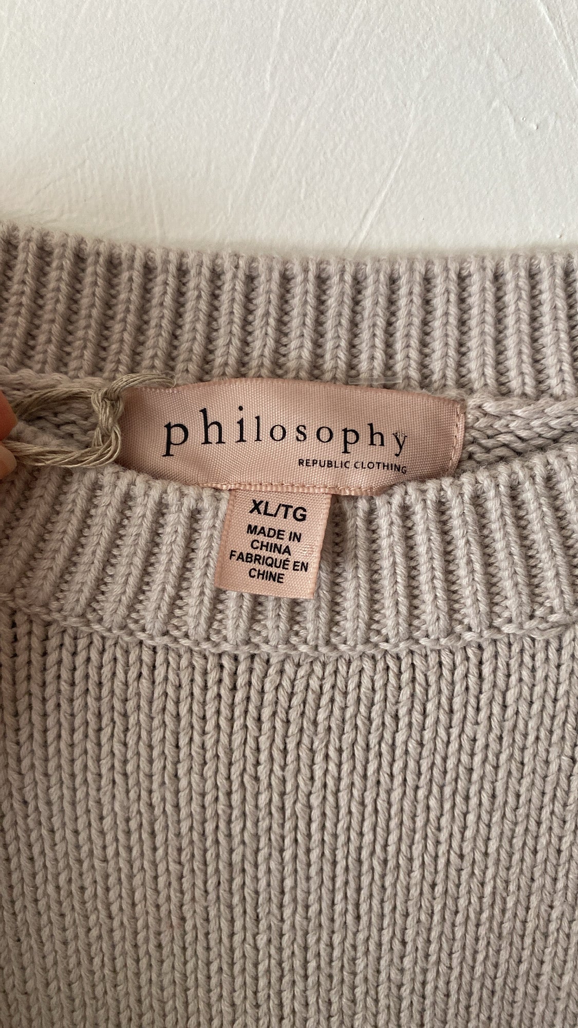 Vintage 116: Cotton Philosophy Sweater