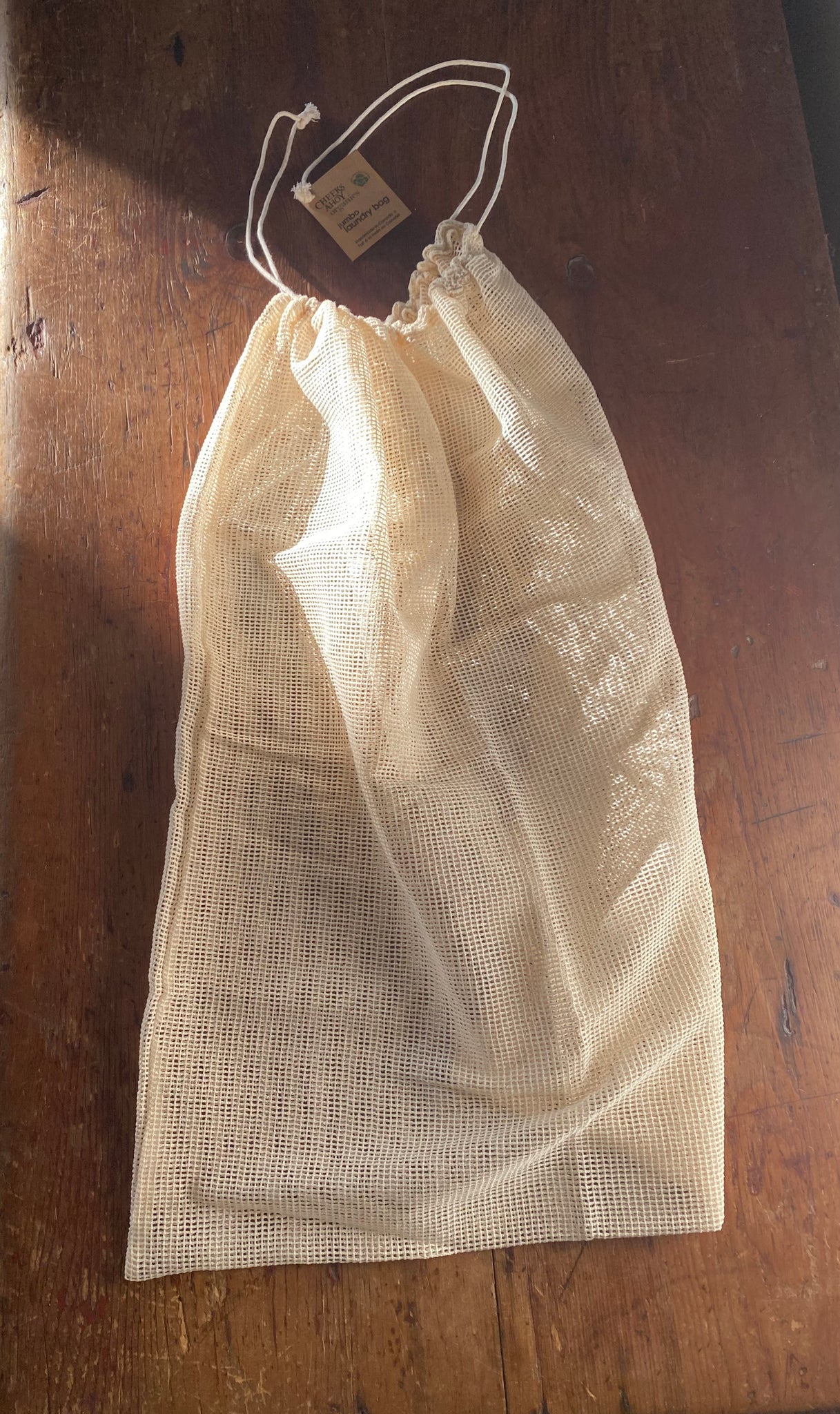 Organic Cotton XL Laundry Bag | CA Made + plastic-free