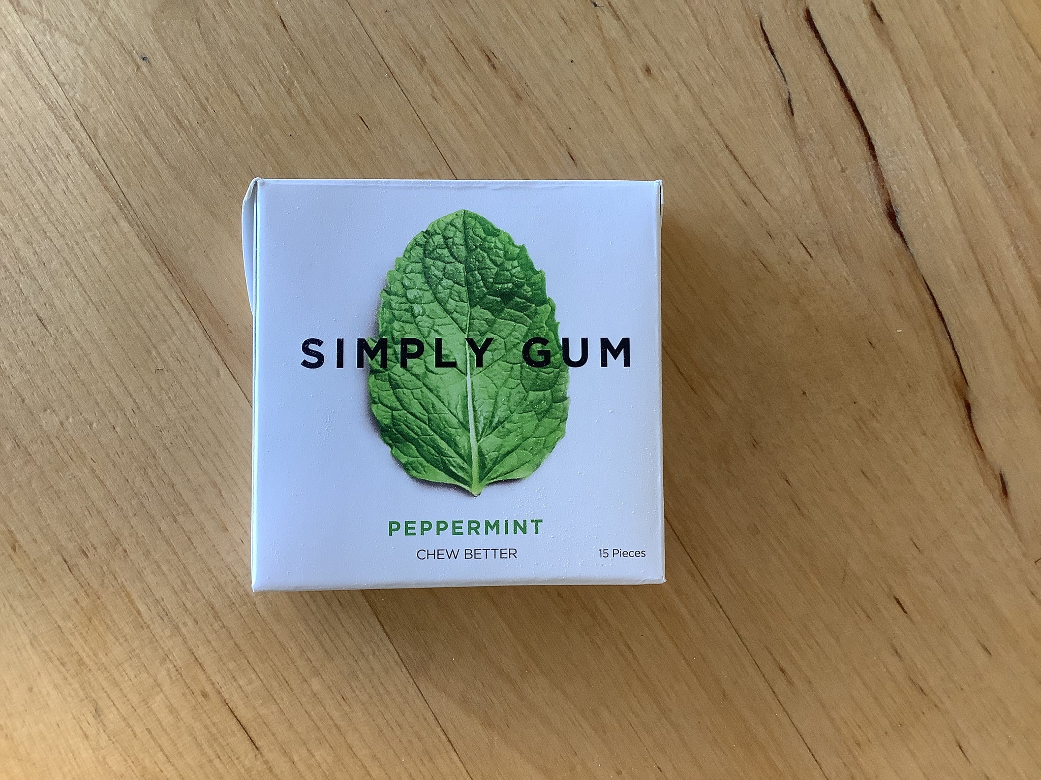 Plastic-free Chewing Gum