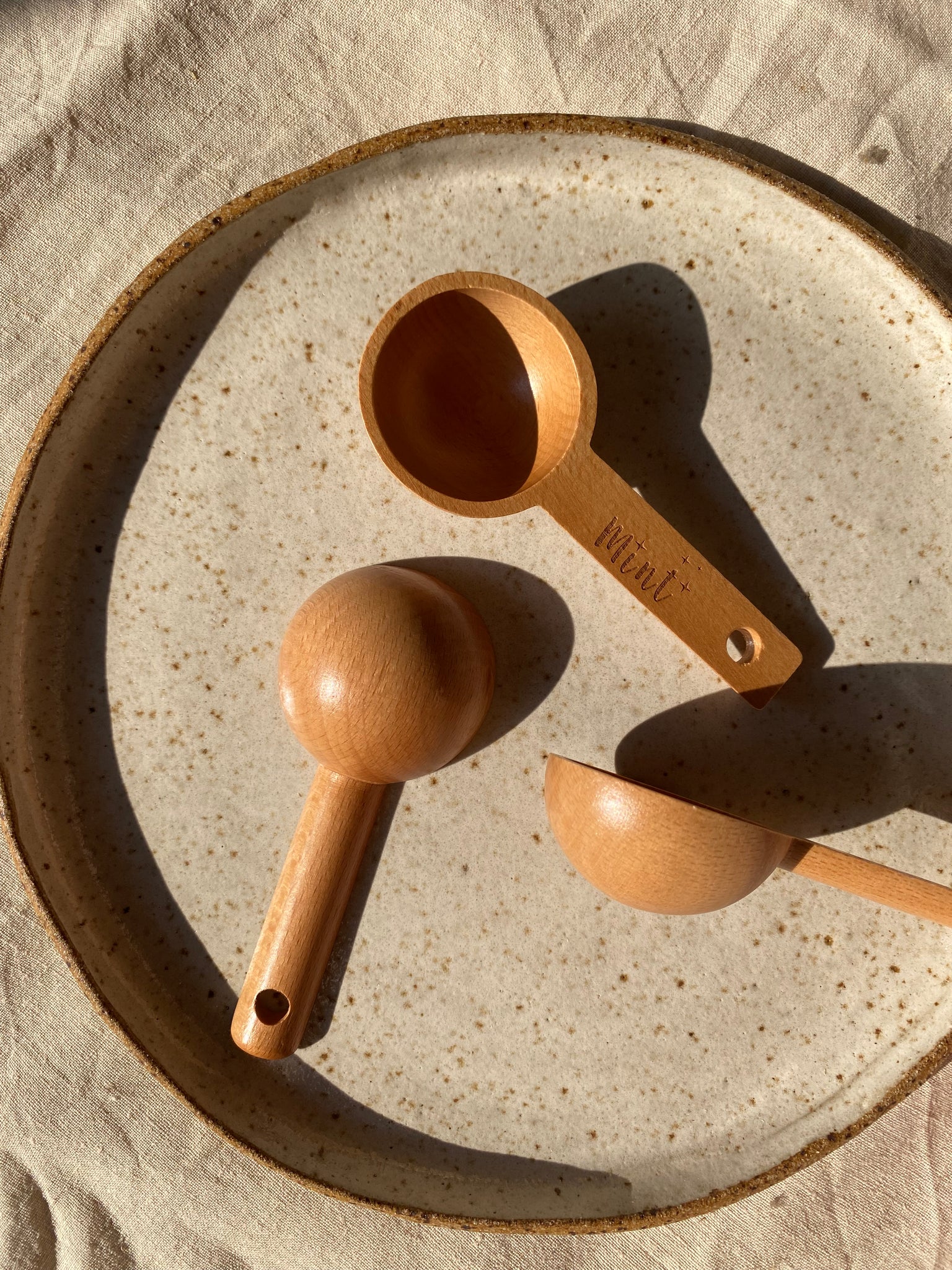 Bamboo Tablespoon Measure Scoop | Mint Cleaning