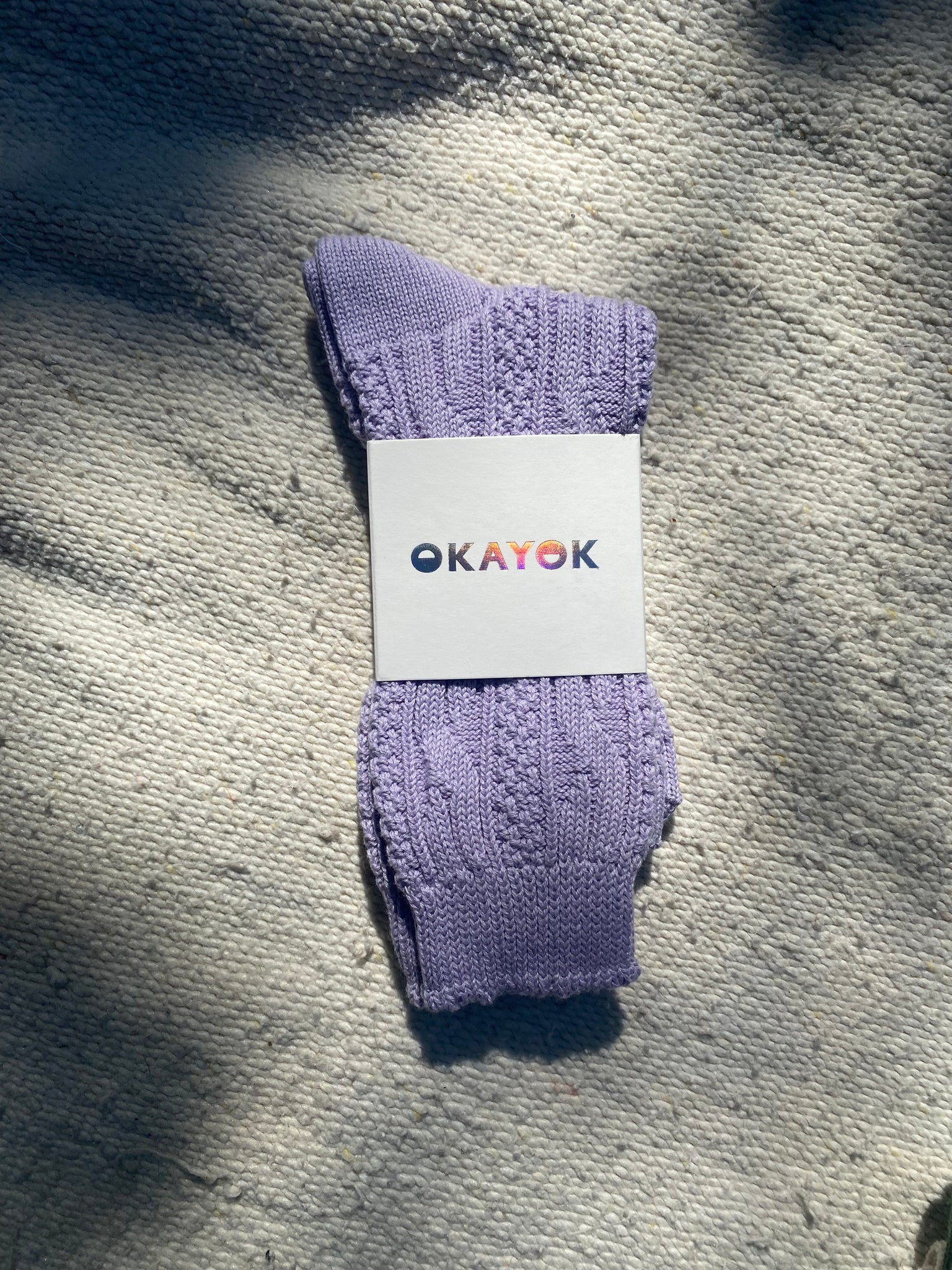 Cable Knit Socks | OKAYOK