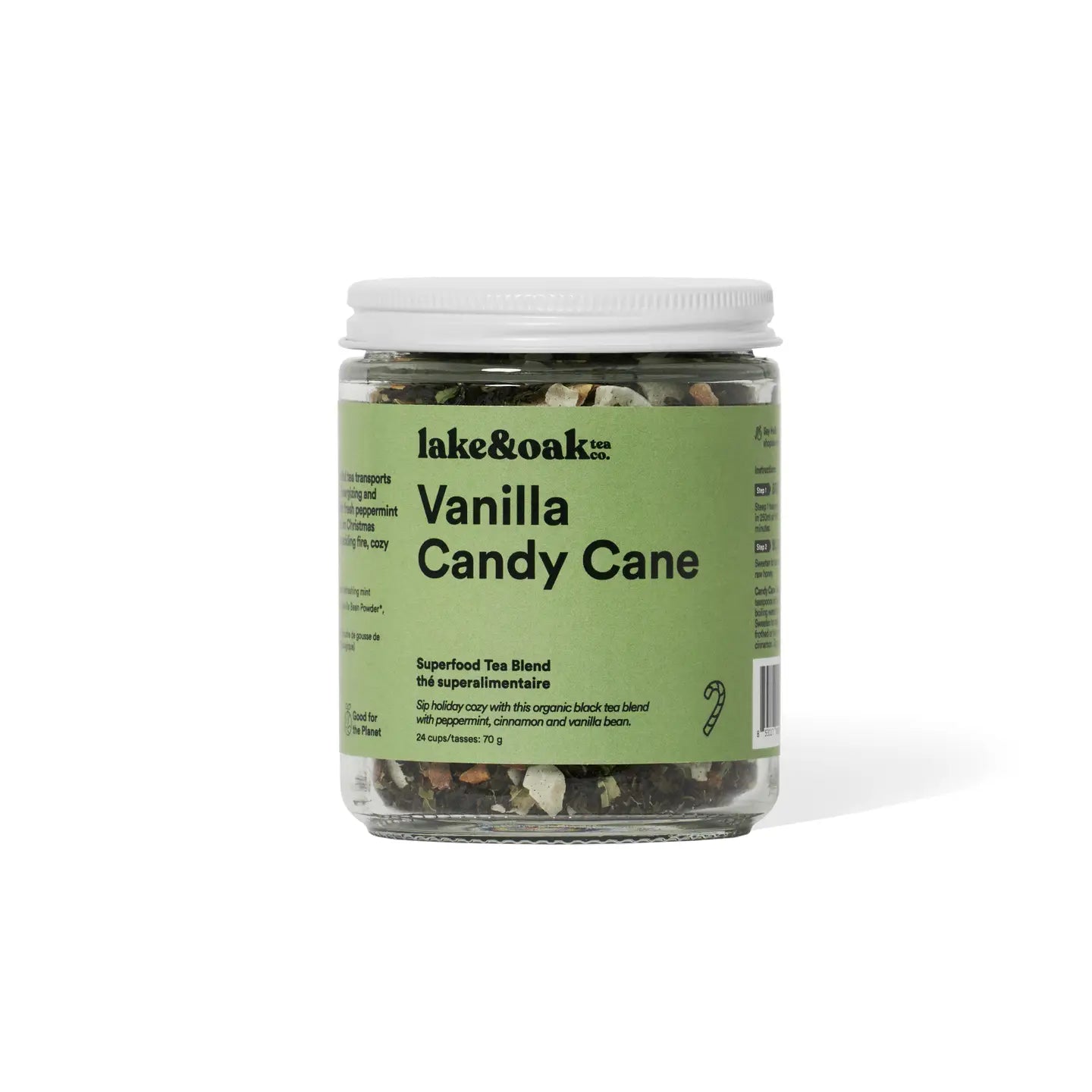 Organic Loose Leaf Tea | Vanilla Candy Cane