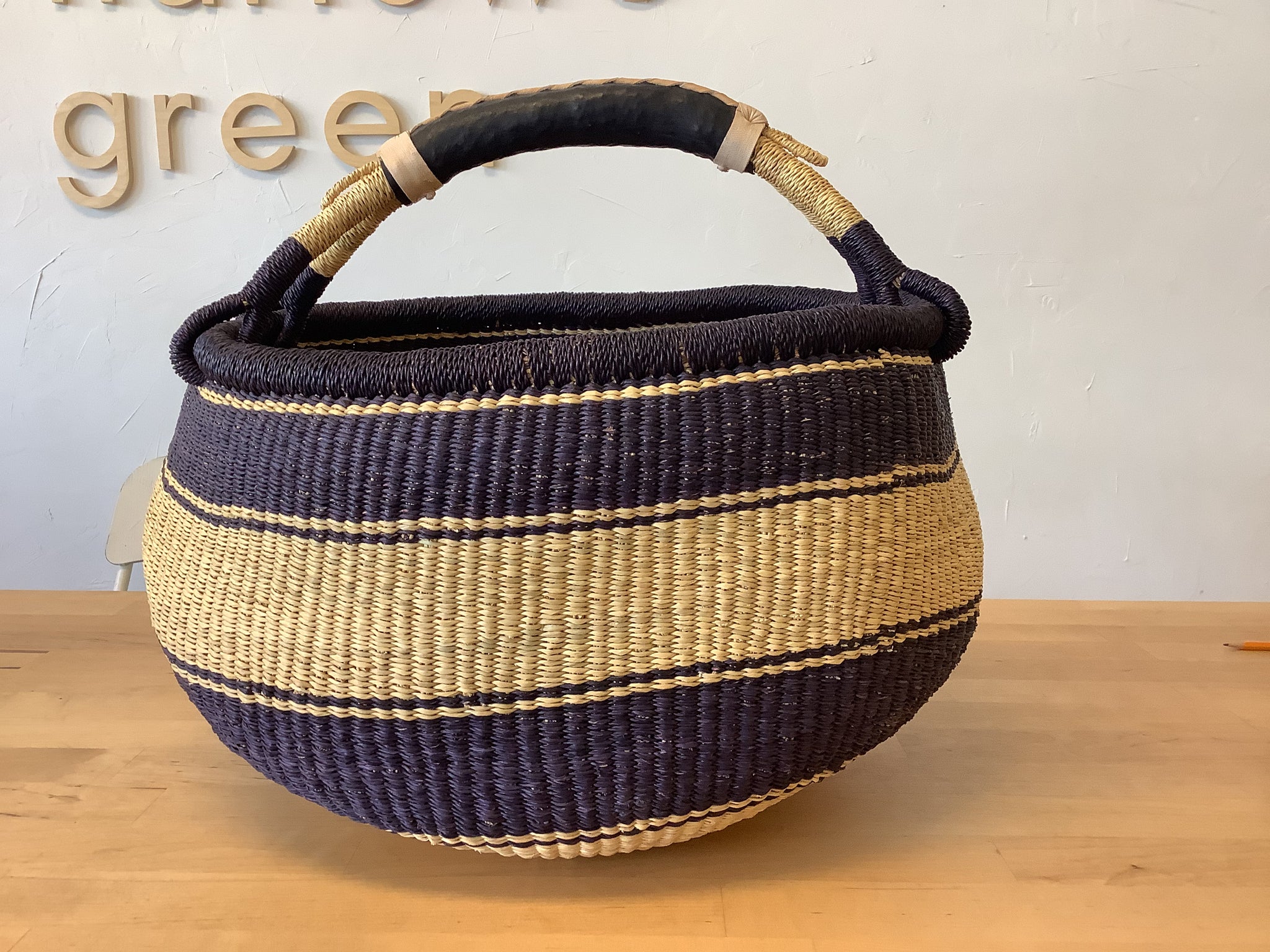 Large Bolga Basket | Big Blue Moma