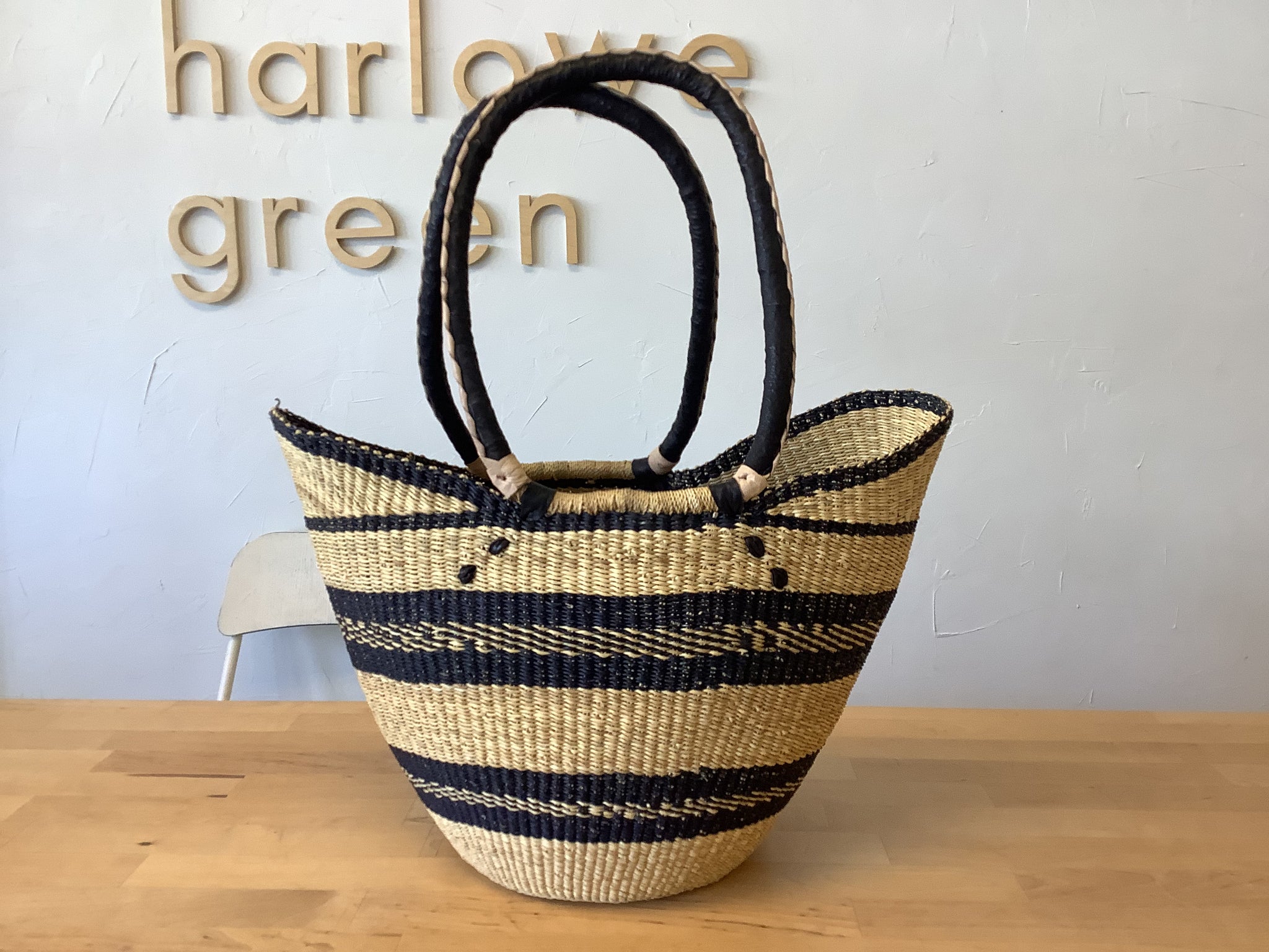 Long Handle Shopper Baskets | Big Blue Moma