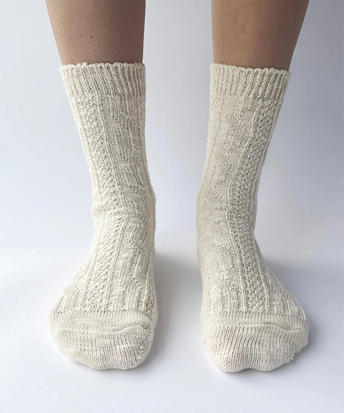 Cable Knit Socks | OKAYOK