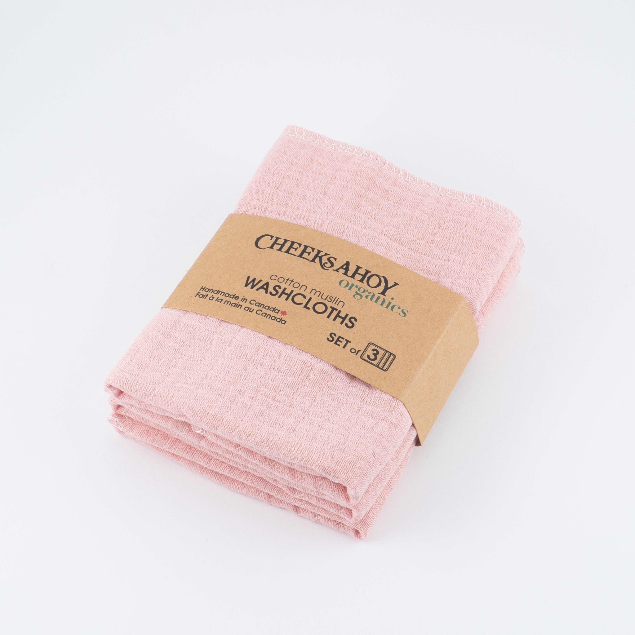 Organic Cotton Muslin Washcloth Set – Harlowe Green