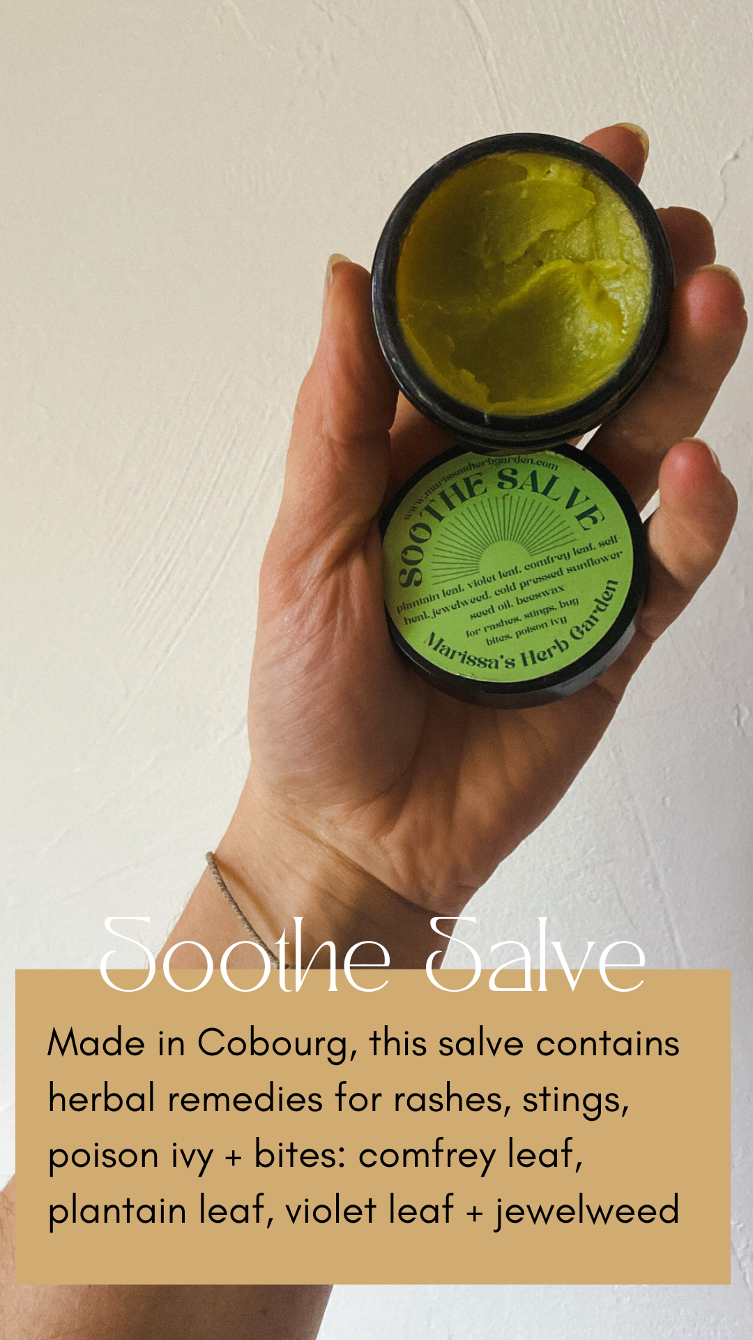 Soothe Salve | Comfrey, Plantain, Jewelweed
