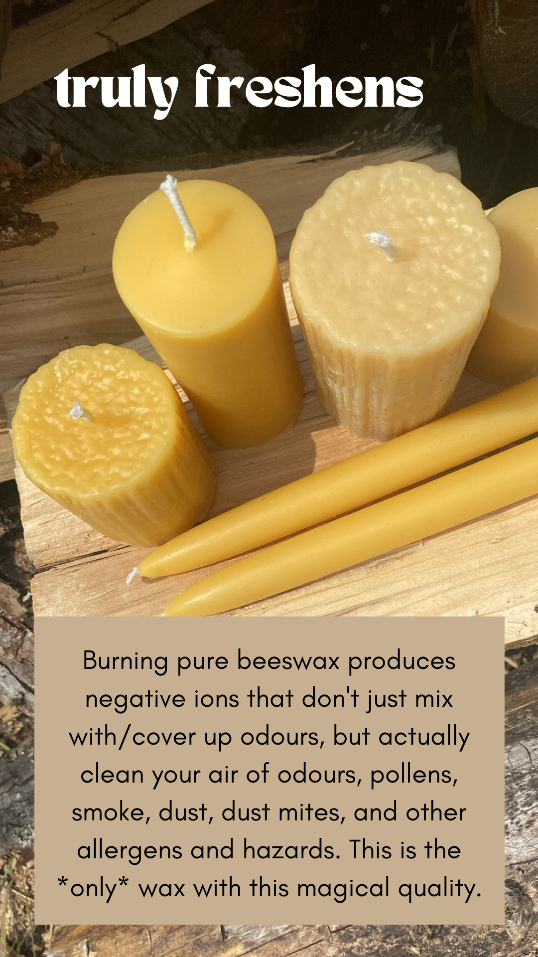Local Beeswax Candles | variety