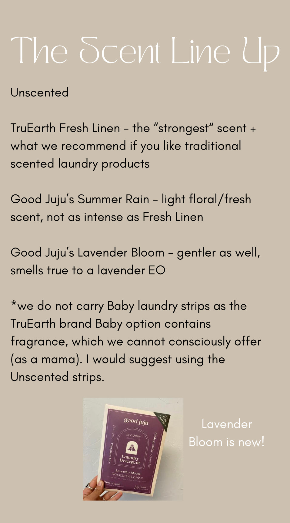 Good Juju Laundry Detergent Strips
