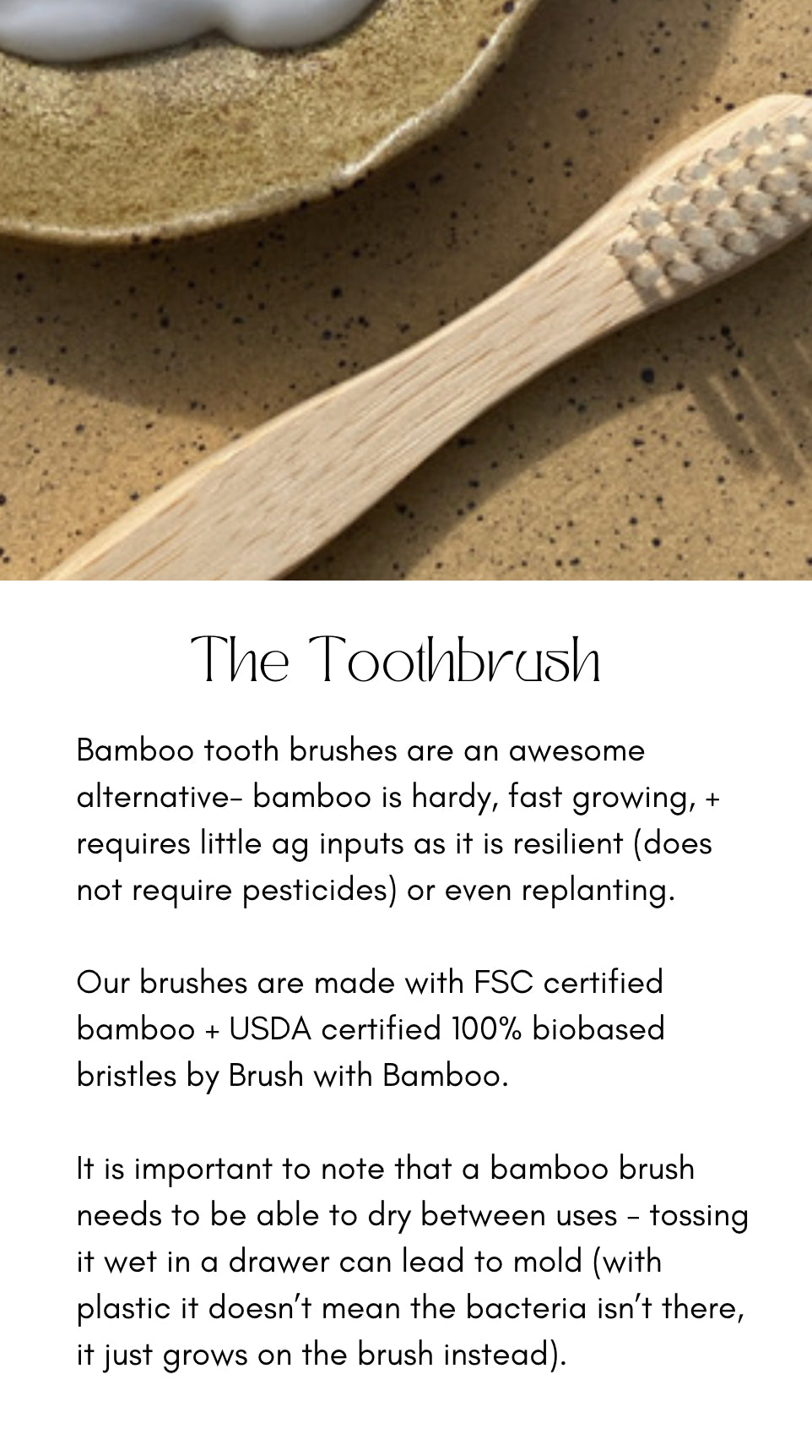 Children’s Bamboo Toothbrush | options