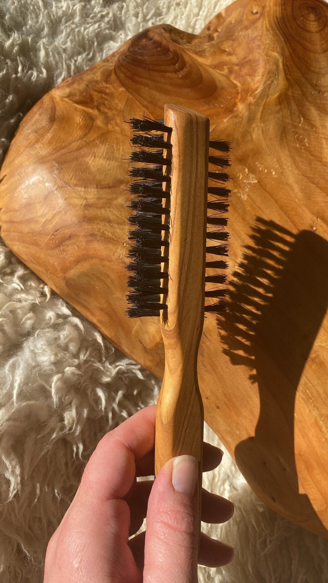 Olivewood Blowdry Hair Brush
