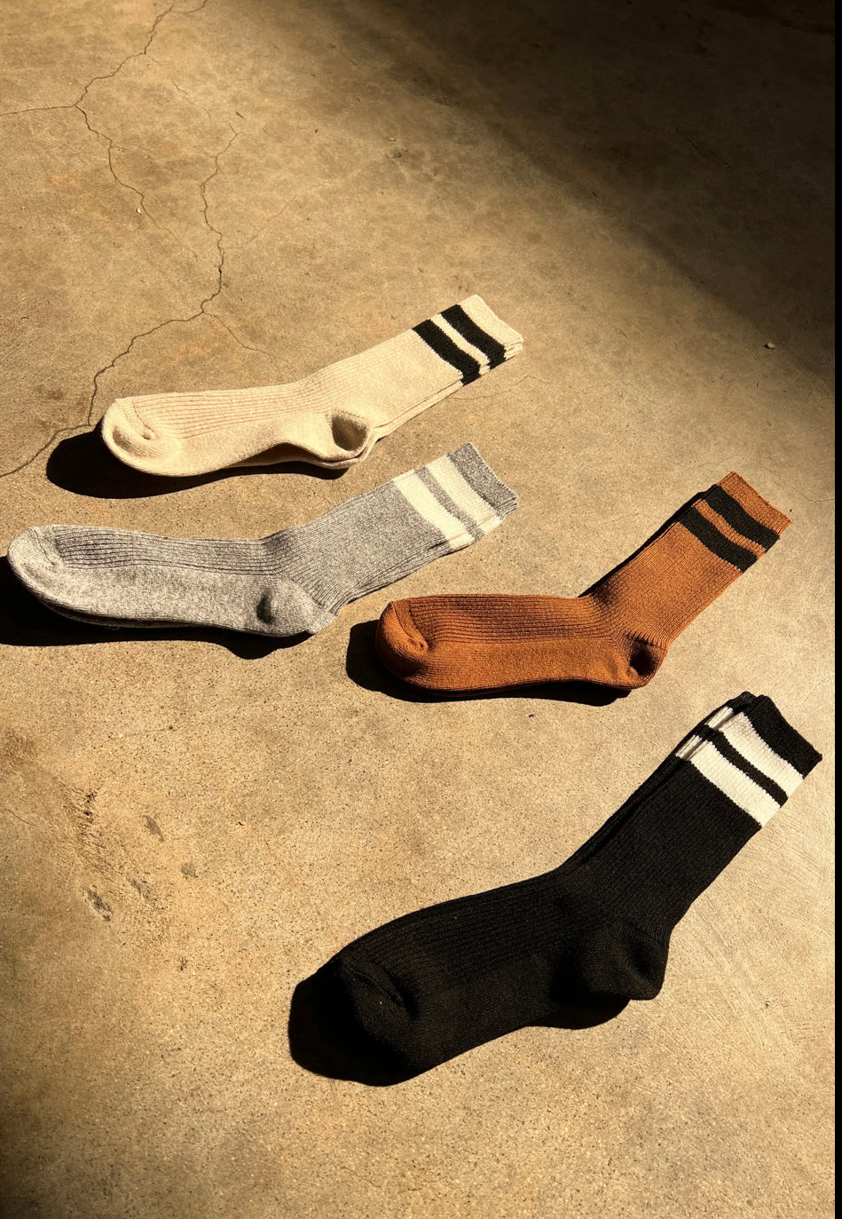 Grandpa Varsity Socks | Cashmere Blend