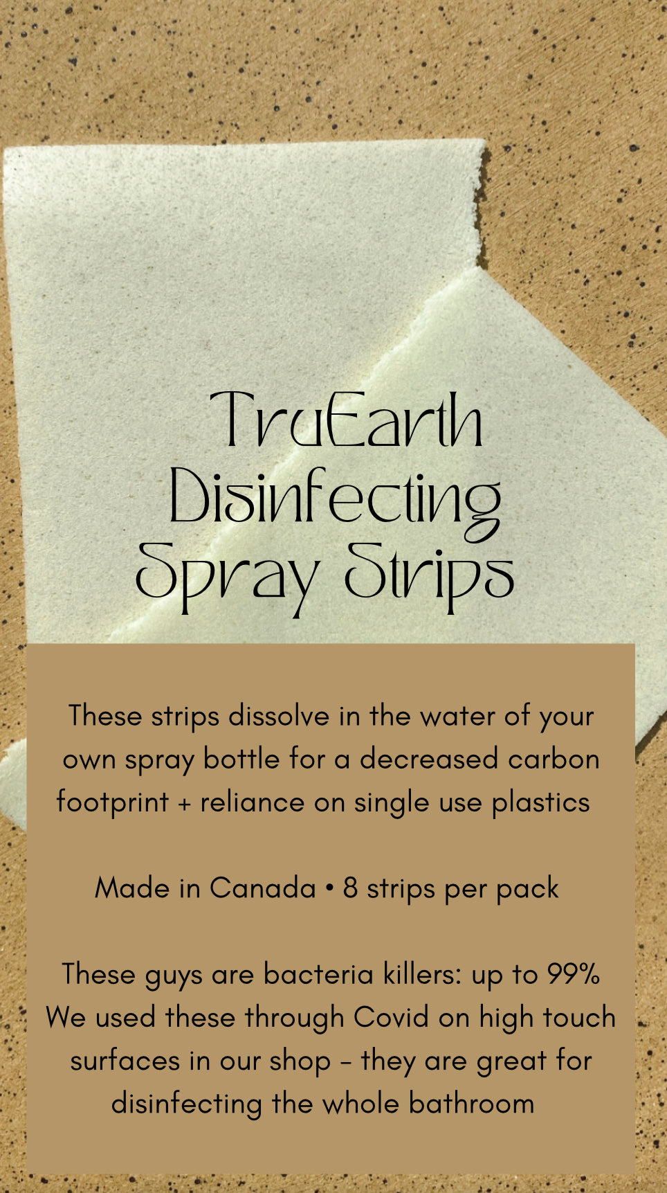 Disinfecting Multi-Surface Cleaner Strips