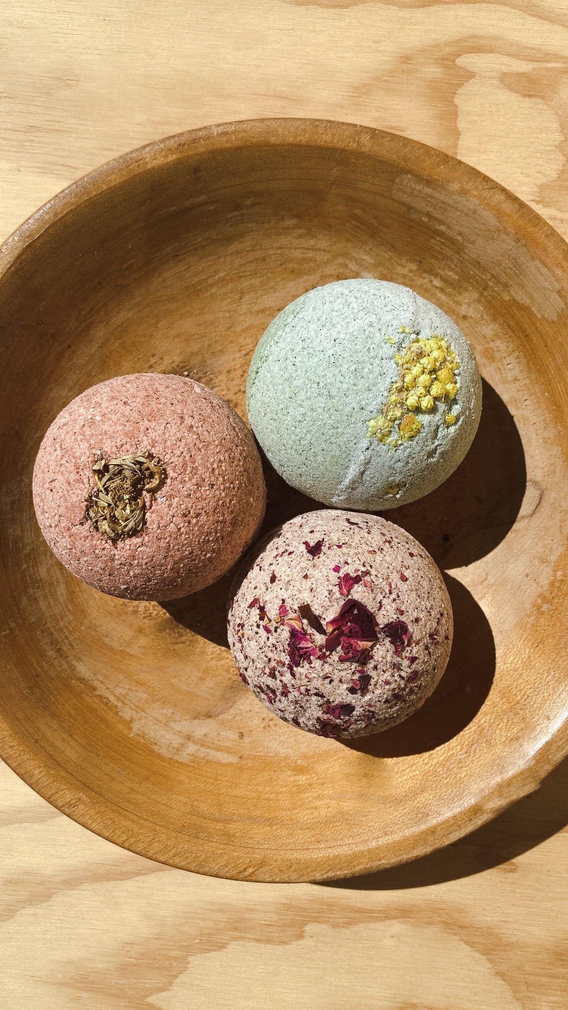 XL Bath Bombs | Botanically Scented + Coloured, Package Free