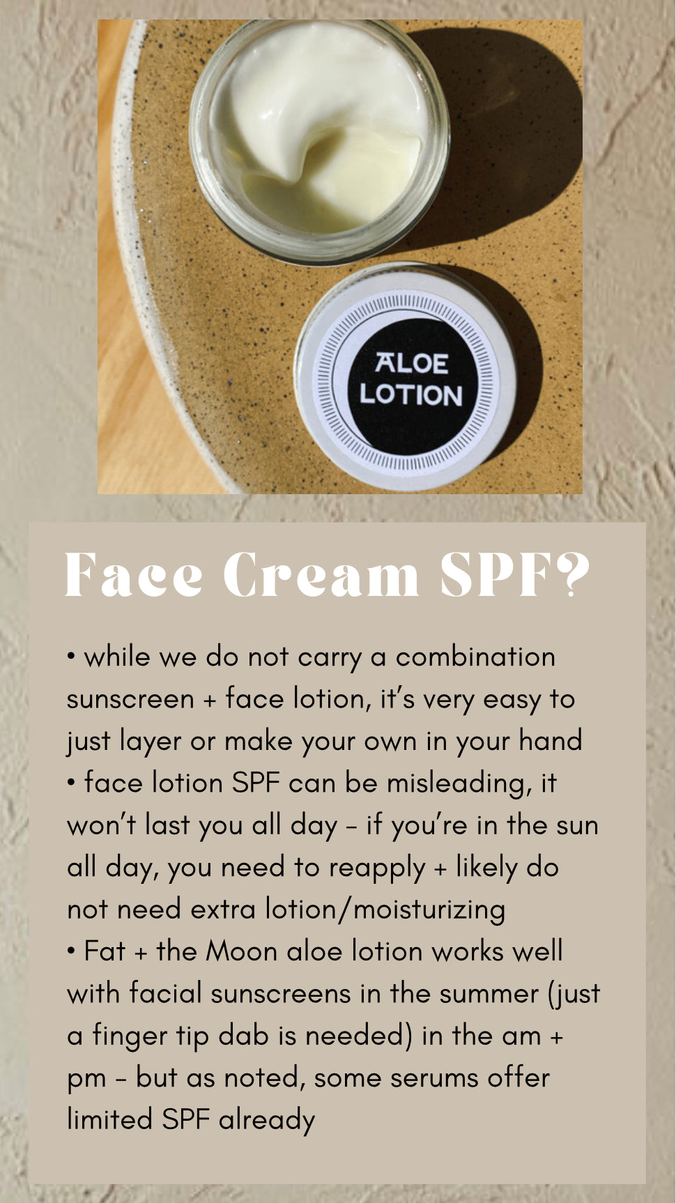 SPF 40 Facial Sunscreen | Salt + Stone