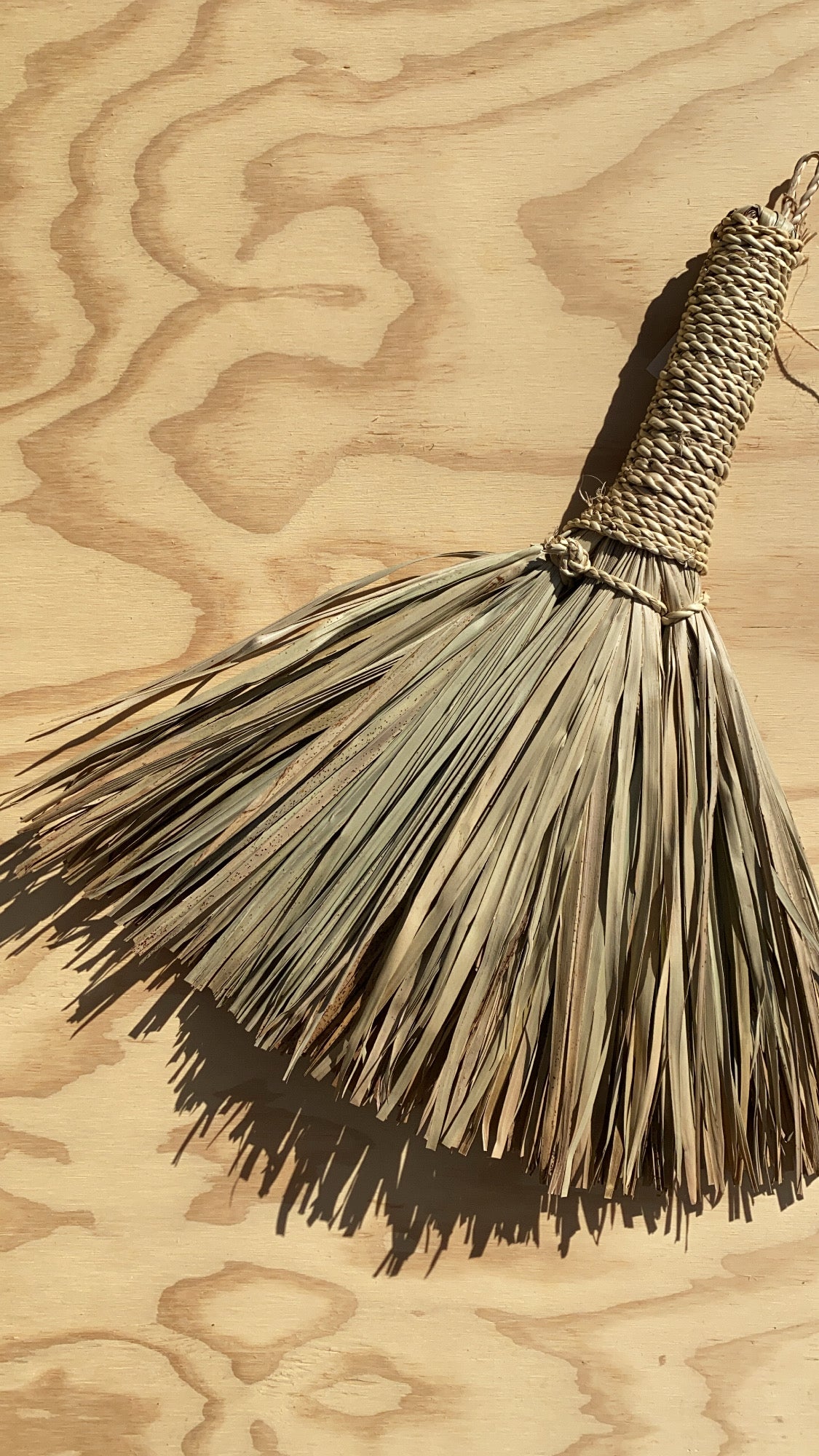 Handmade Straw Broom Decor