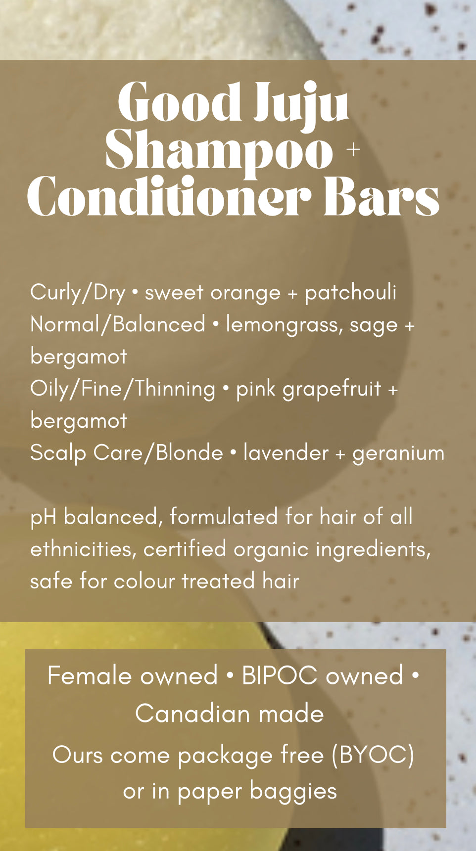 Good Juju Shampoo + Conditioner Bars