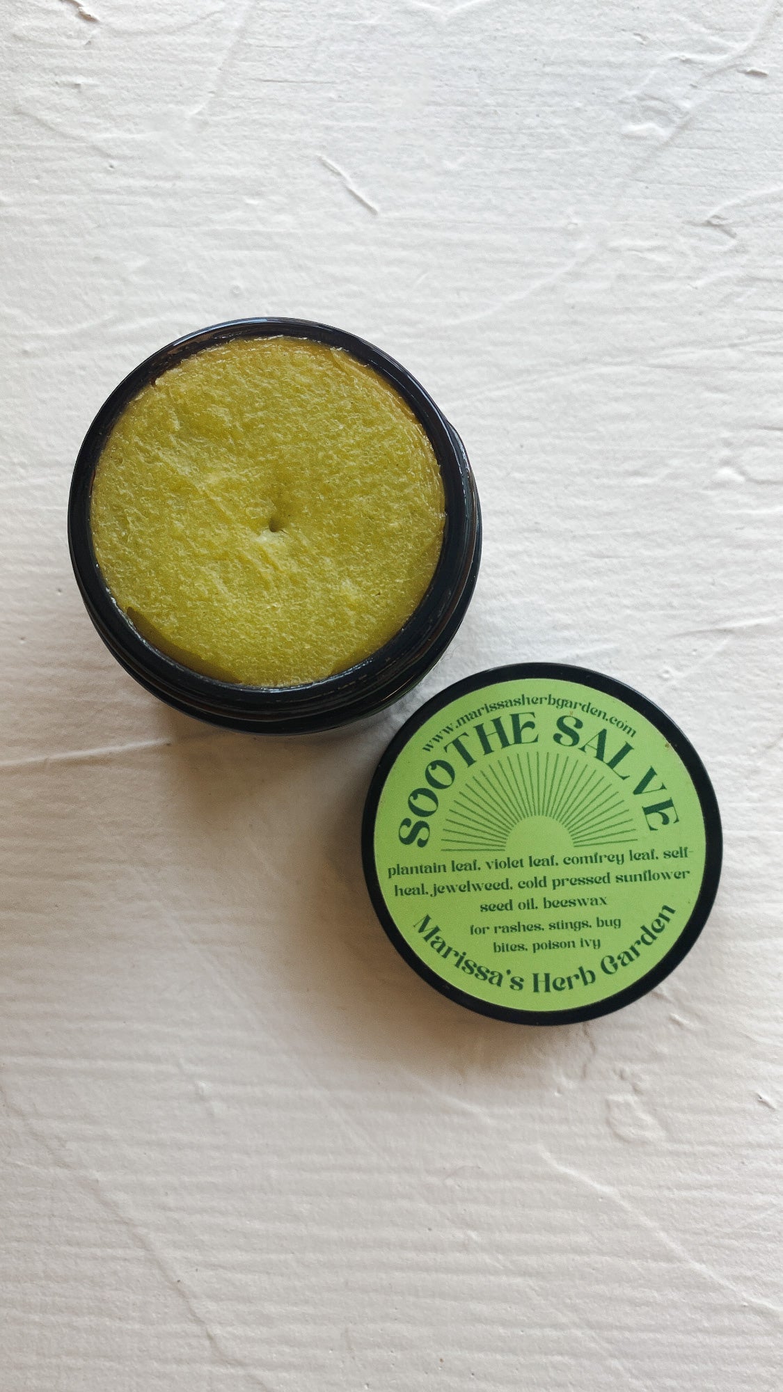 WNC Apothecary Jewelweed & Plantain Salve - Natural Relief For Poison Ivy, Bug Bites, Bee Stings, Itch & Inflammation