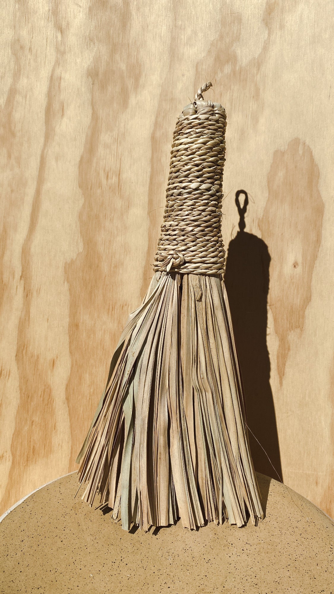 Handmade Straw Broom Decor